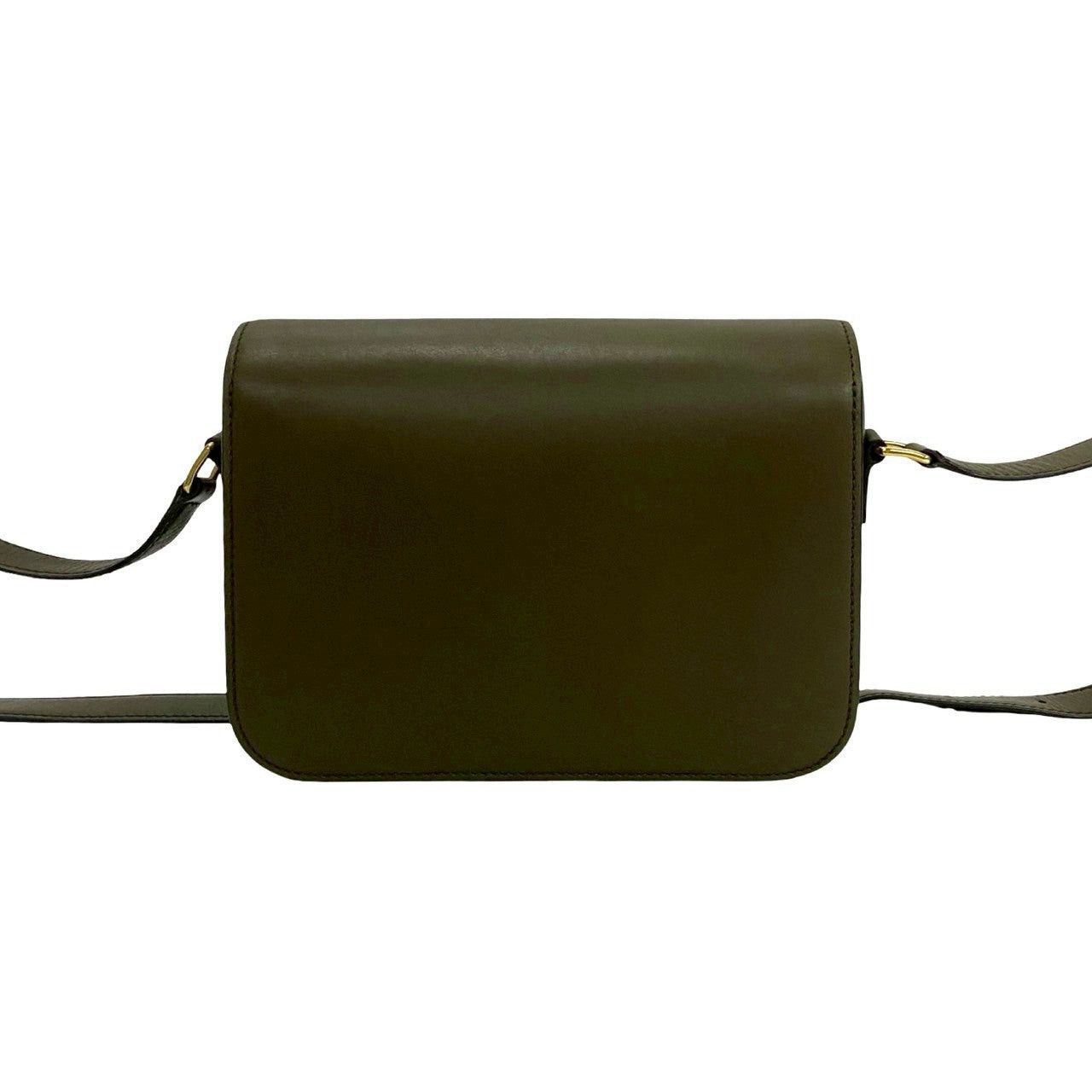 Celine Celine Shoulder Bag Green Leather Size ONE SIZE - 4 Thumbnail