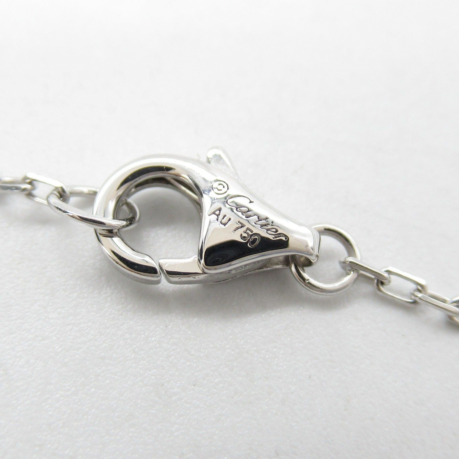 Cartier Cartier Juste Un Clou Necklace Diamond K18Wg (White Gold) Clear Size ONE SIZE - 4 Thumbnail