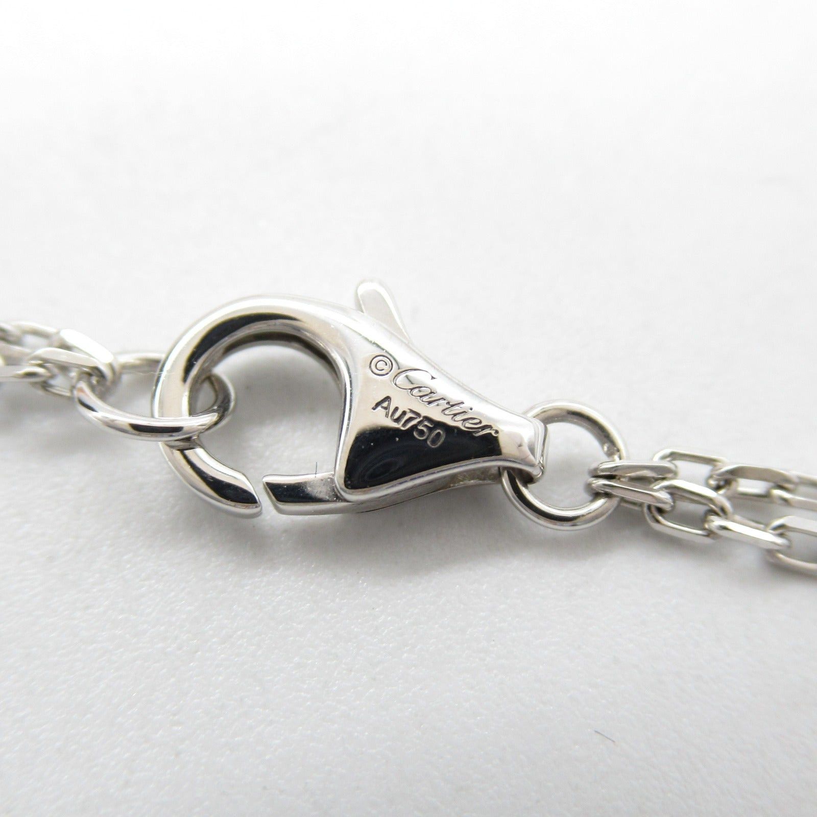 Cartier Cartier Love Necklace Three Hoops Diamond K18Wg (White Gold) K18Pg (Pink Clear Size ONE SIZE - 5 Thumbnail