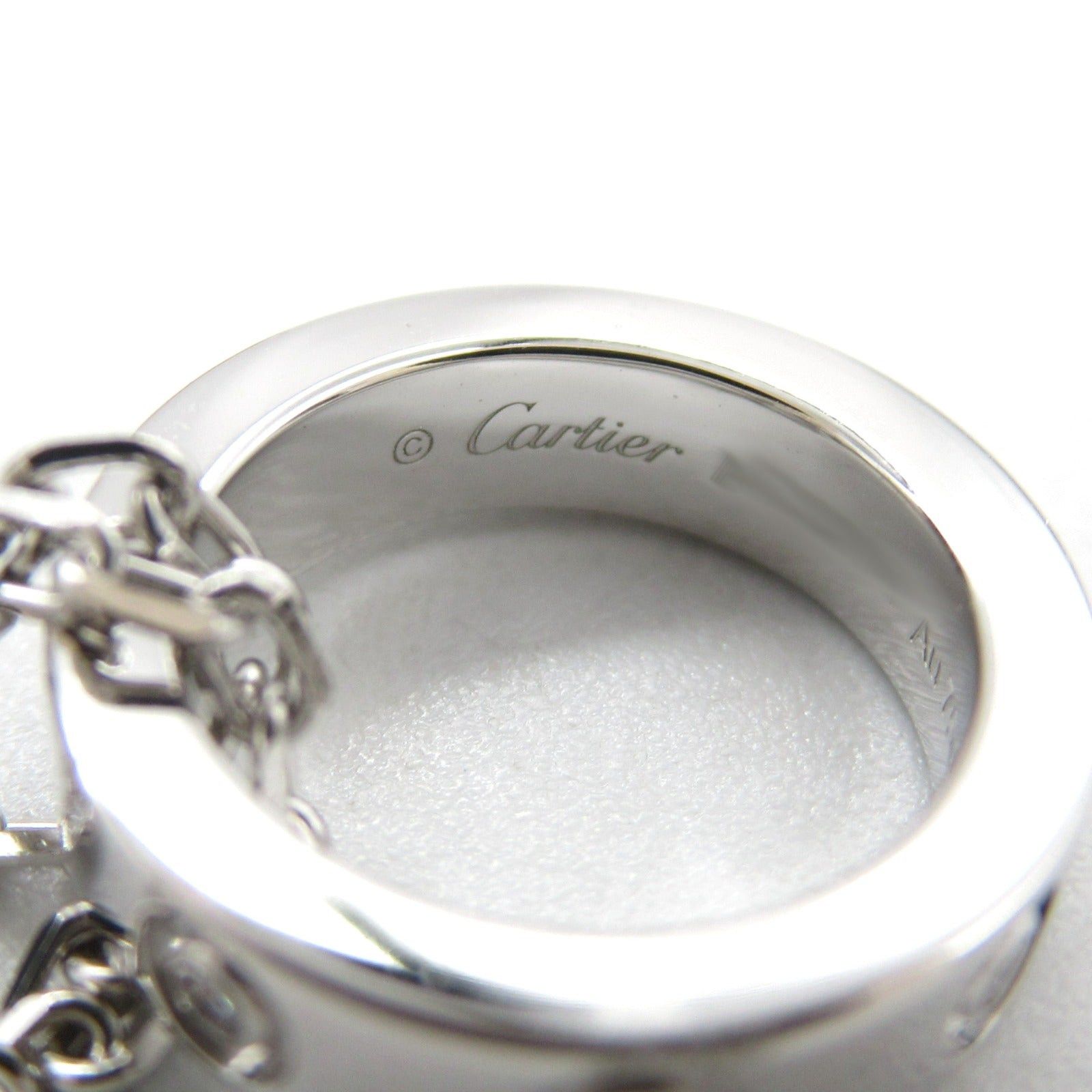 Cartier Cartier Love Necklace Three Hoops Diamond K18Wg (White Gold) K18Pg (Pink Clear Size ONE SIZE - 6 Thumbnail