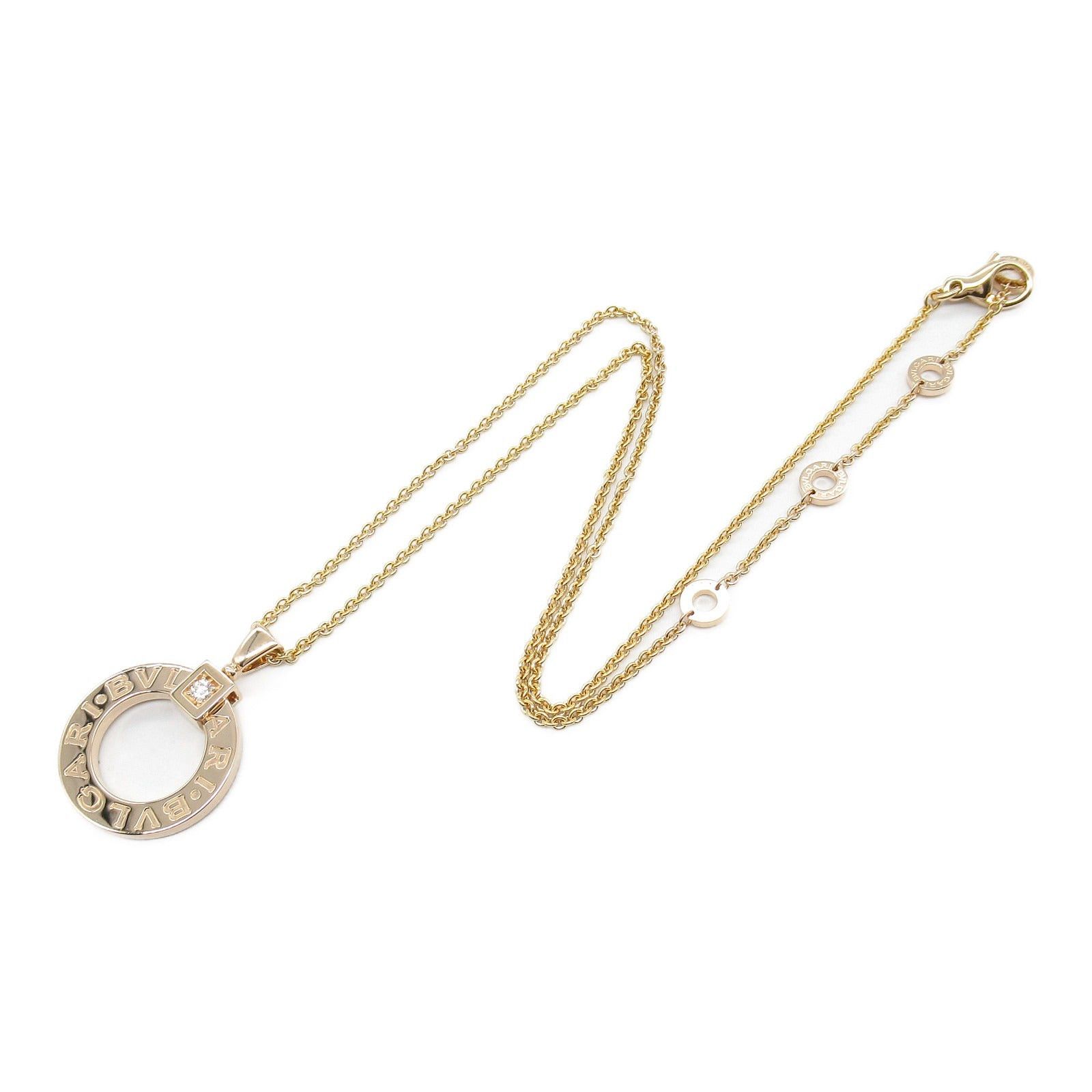 Bvlgari Bvlgari Bulgari Necklace 1Pd K18Pg (Pink Gold) Diamond Clear Size ONE SIZE - 3 Thumbnail