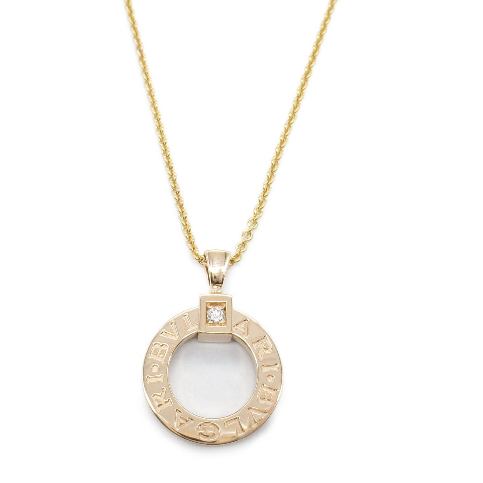 Bvlgari Bvlgari Bulgari Necklace 1Pd K18Pg (Pink Gold) Diamond Clear Size ONE SIZE - 2 Thumbnail