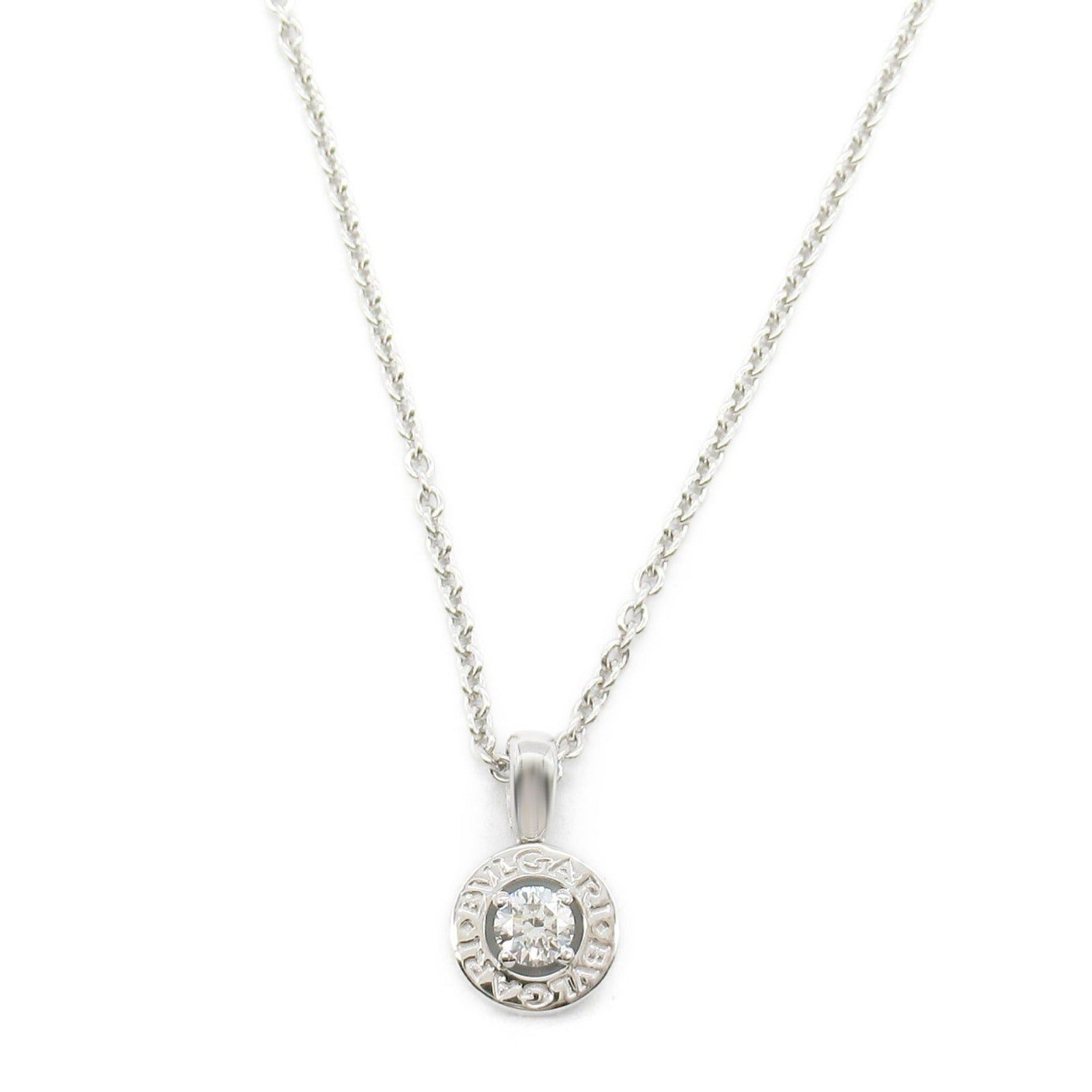 Bvlgari Bvlgari Bulgari Necklace 1Pd K18Wg (White Gold) Diamond Clear Size ONE SIZE - 2 Thumbnail
