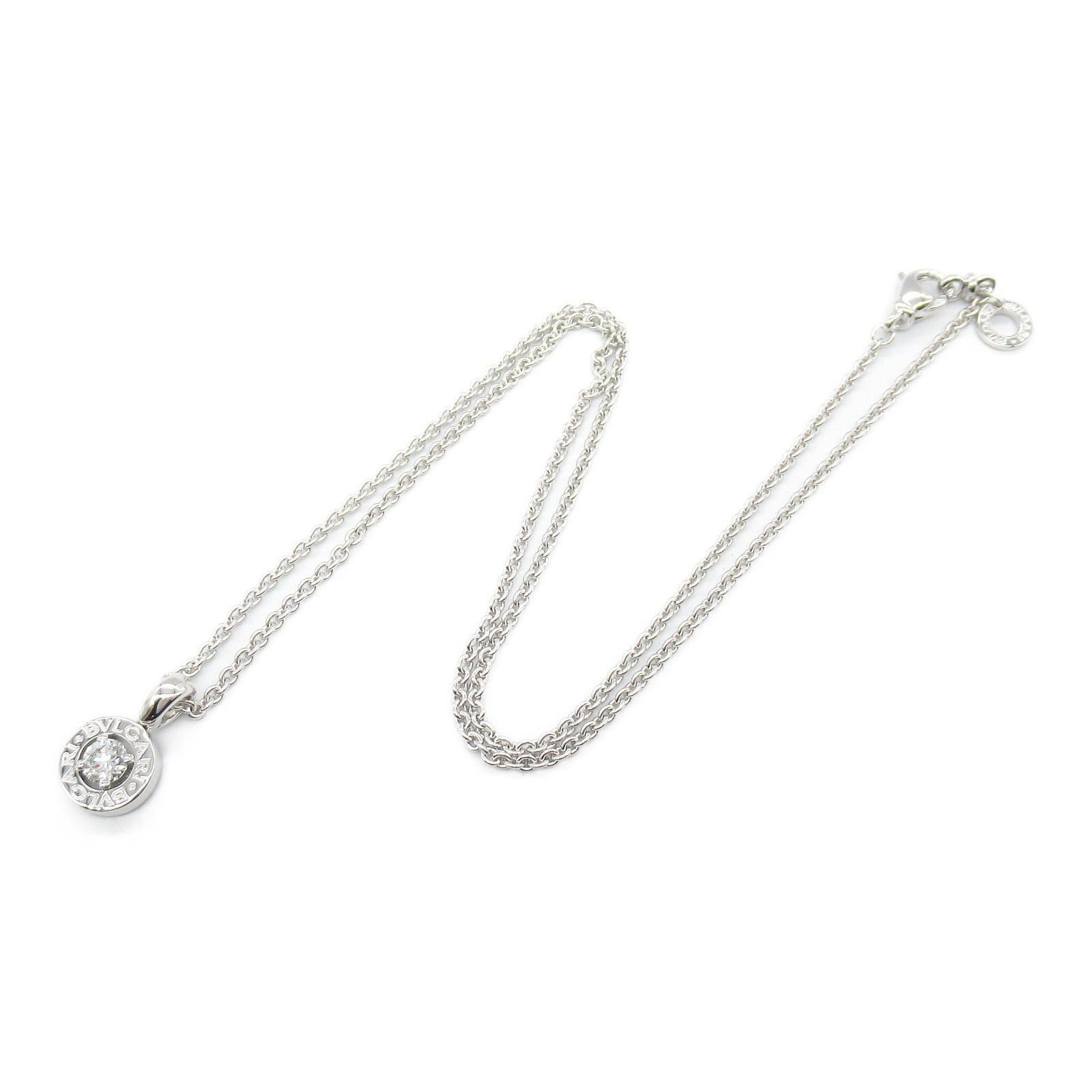 Bvlgari Bvlgari Bulgari Necklace 1Pd K18Wg (White Gold) Diamond Clear Size ONE SIZE - 3 Thumbnail