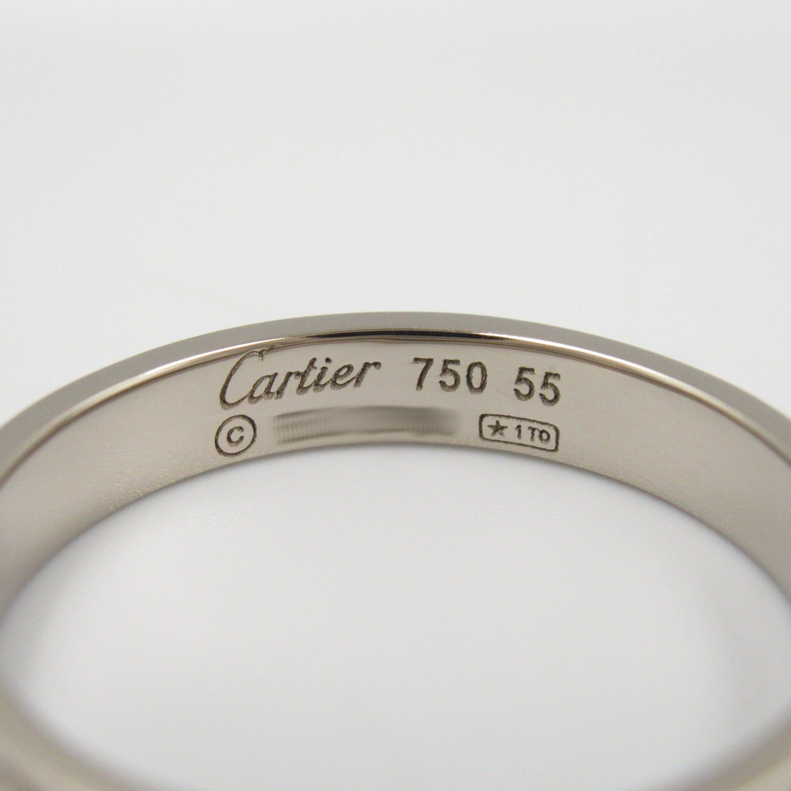 Cartier Cartier Mini Love Ring K18Wg (White Gold) Silver Size ONE SIZE - 4 Thumbnail