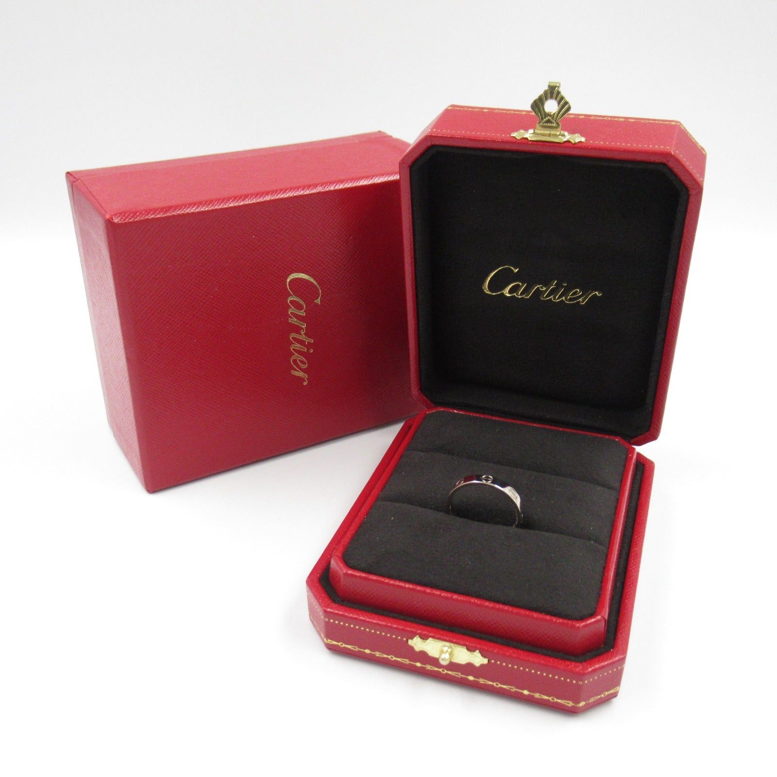 Cartier Cartier Mini Love Ring K18Wg (White Gold) Silver Size ONE SIZE - 7 Thumbnail