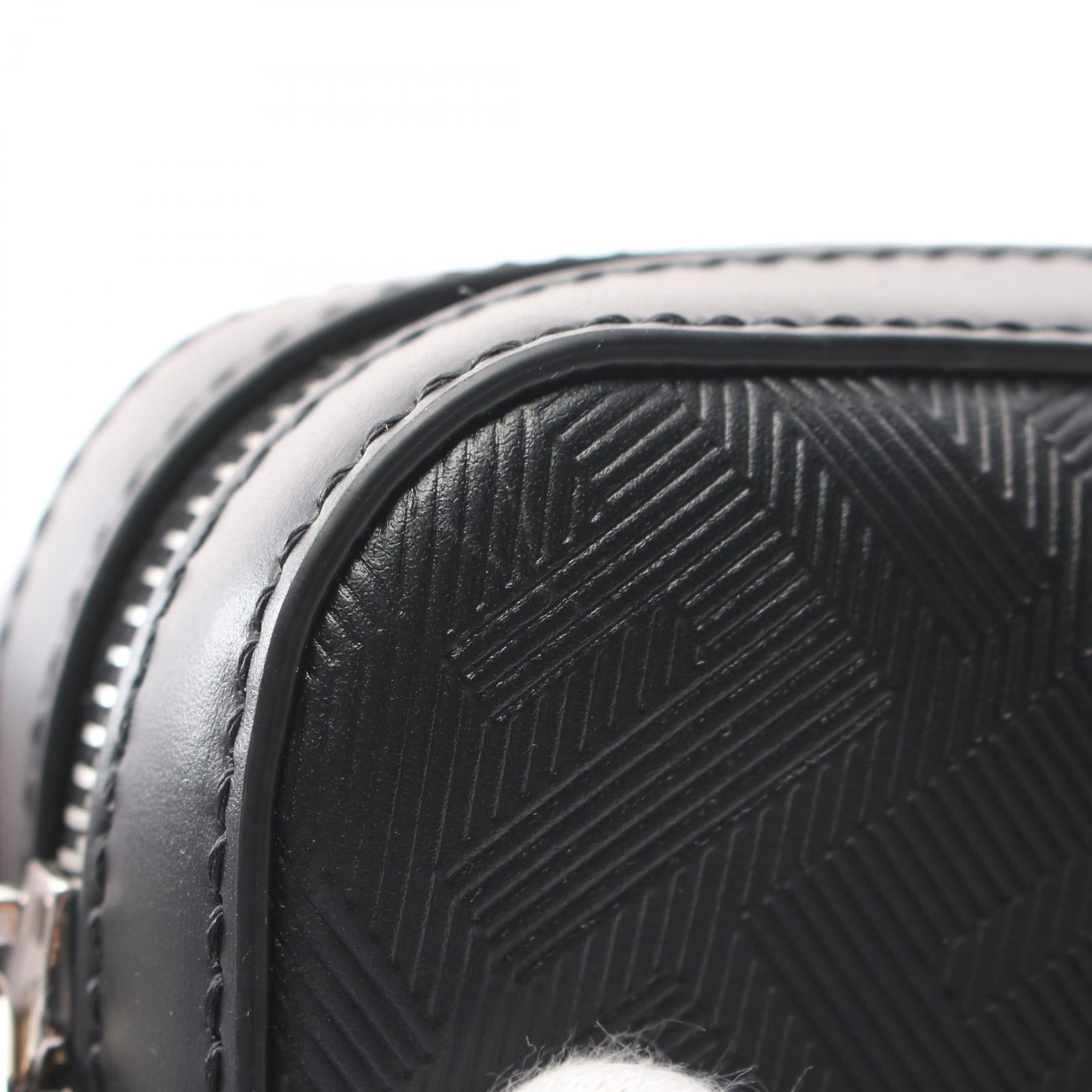 Fendi Fendi Diagonal Camera Case Zucca Shoulder Bag Leather Black Size ONE SIZE - 7 Thumbnail