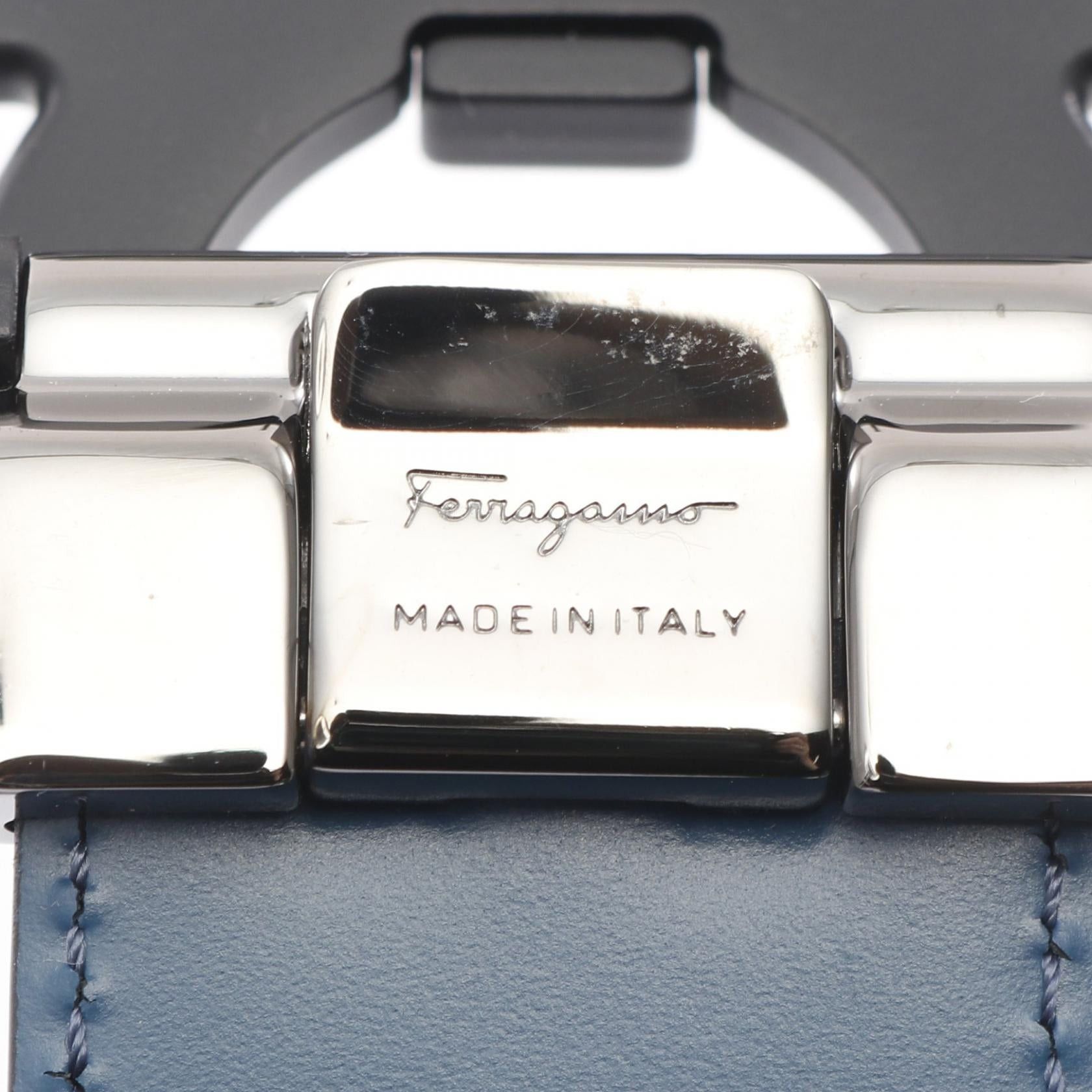 Salvatore Ferragamo Salvatore Ferragamo Gancini Belt Leather Black Size ONE SIZE - 4 Thumbnail