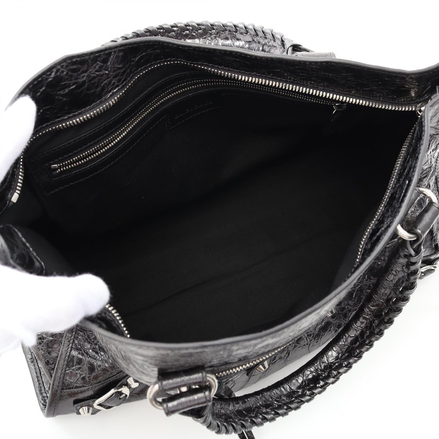 Balenciaga Balenciaga City Medium Handbag Leather Gray Size ONE SIZE - 3 Thumbnail