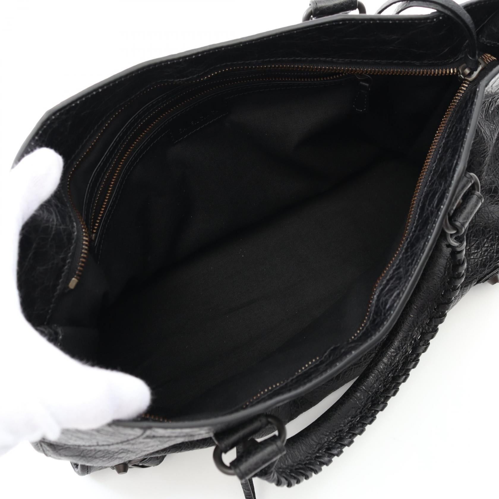 Balenciaga Balenciaga City Medium Handbag Leather Black Size ONE SIZE - 3 Thumbnail