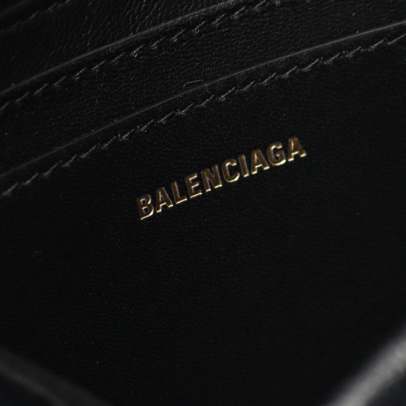 Balenciaga Balenciaga Monaco Nano Bag Shoulder Leather Black Size ONE SIZE - 4 Thumbnail