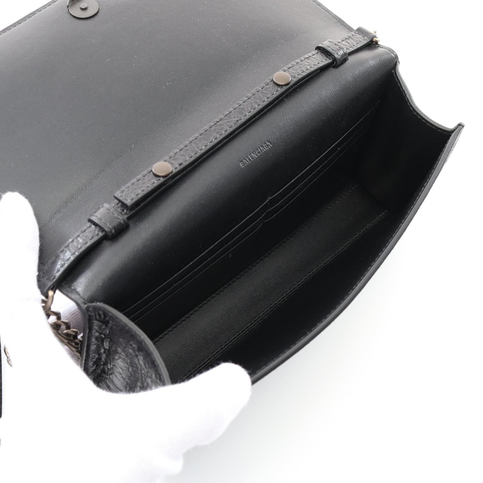 Balenciaga Balenciaga City Shoulder Bag Leather Black Size ONE SIZE - 3 Thumbnail
