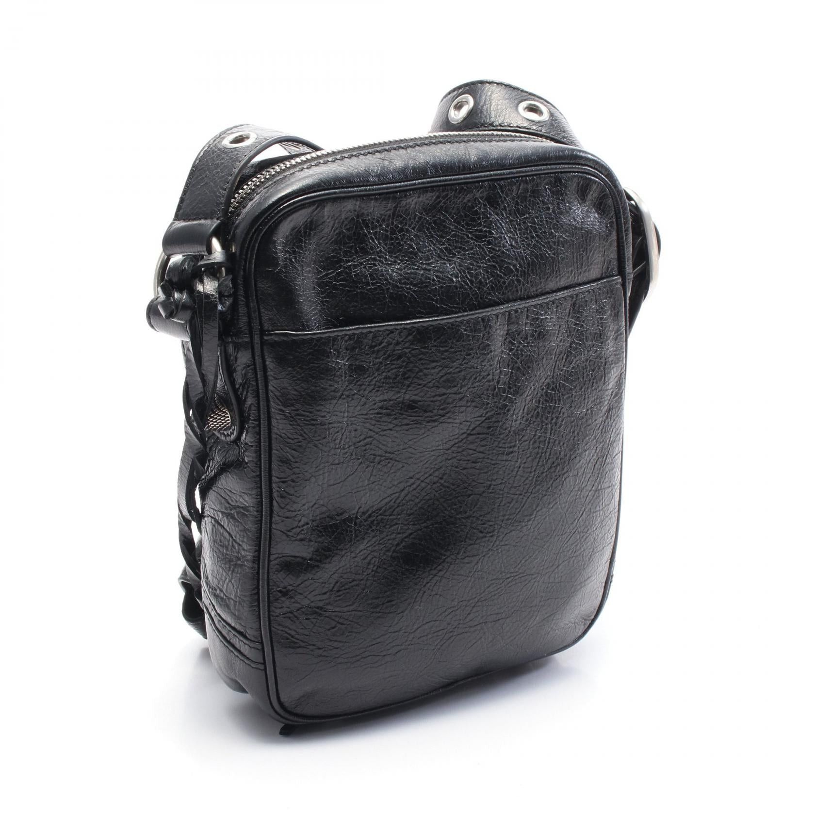 Balenciaga Balenciaga Shoulder Bag Leather Black Size ONE SIZE - 2 Thumbnail