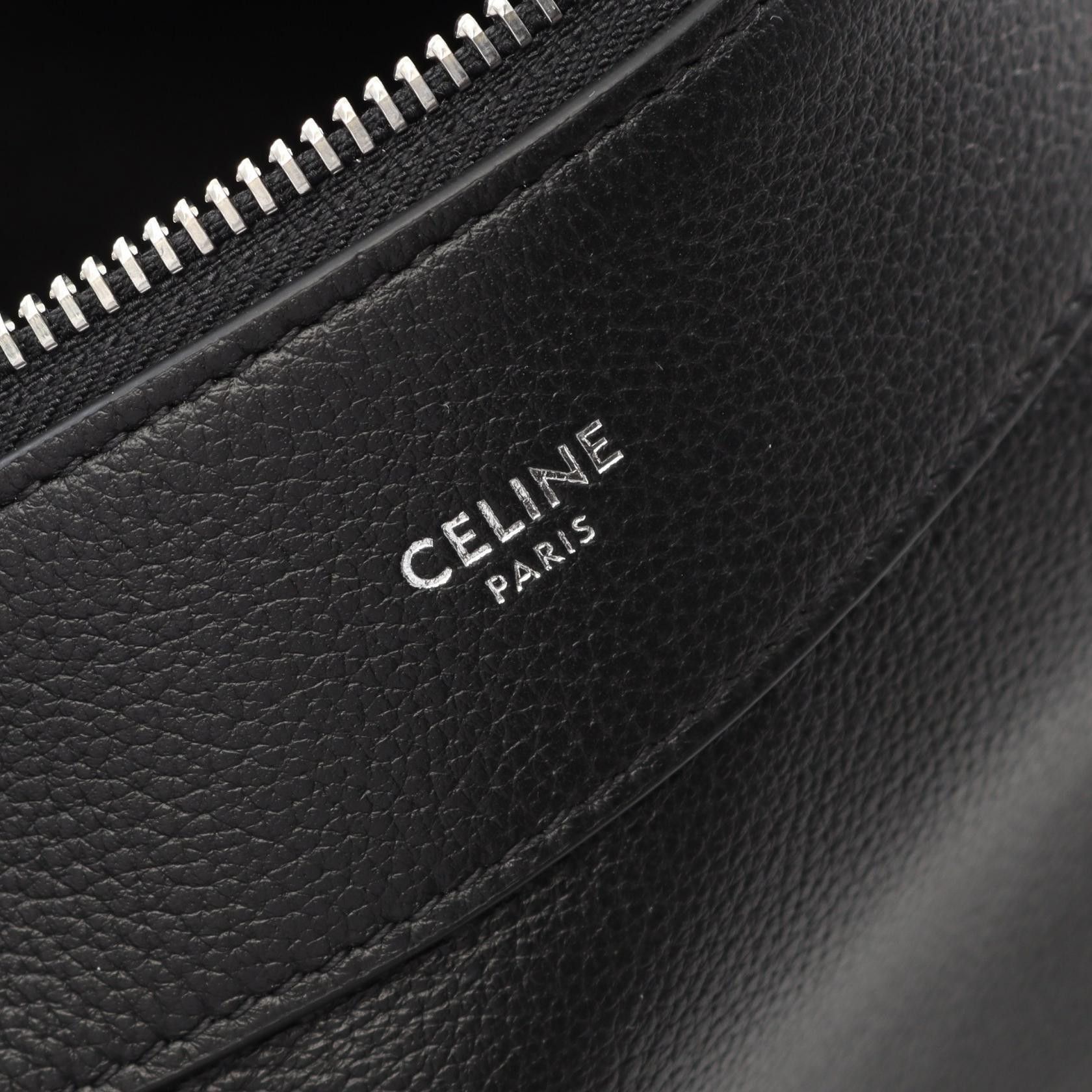 Celine Celine Shoulder Bag Leather Black Size ONE SIZE - 4 Thumbnail