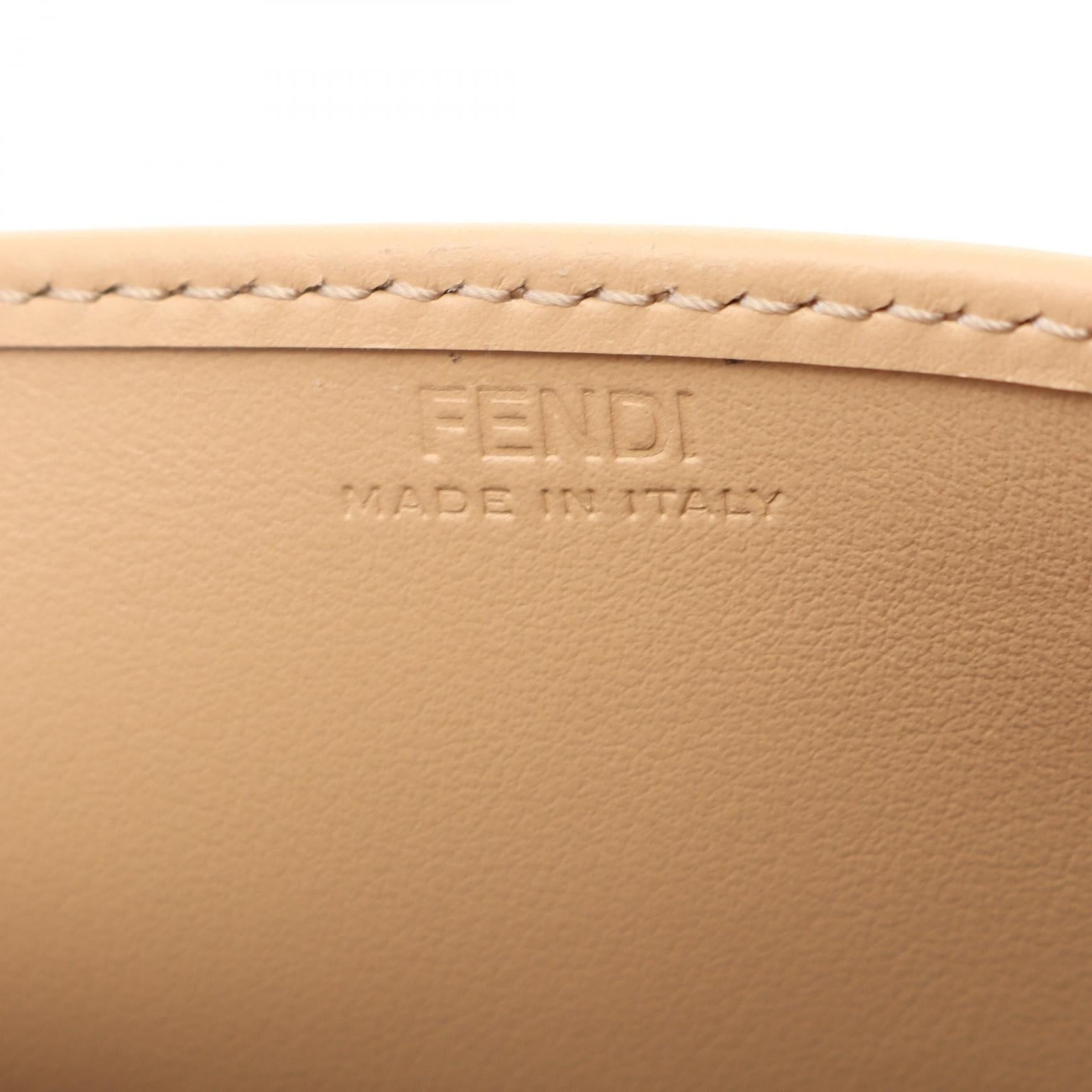 Fendi Fendi Chain Wallet Bi-Fold Long Coated Canvas Brown Multicolor Size ONE SIZE - 4 Thumbnail