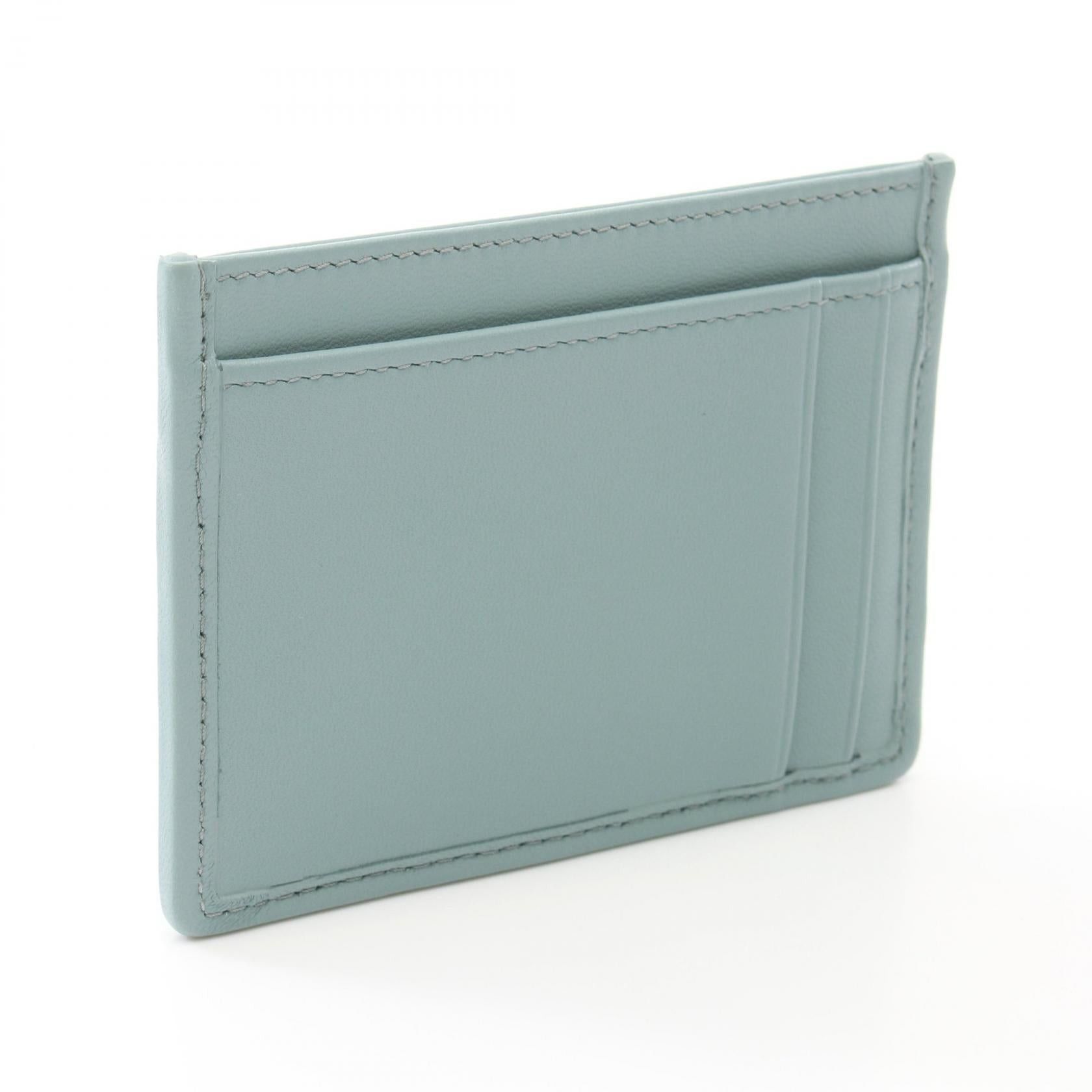 Miu Miu Miu Miu Matelasse Card Case Leather Green Size ONE SIZE - 2 Thumbnail