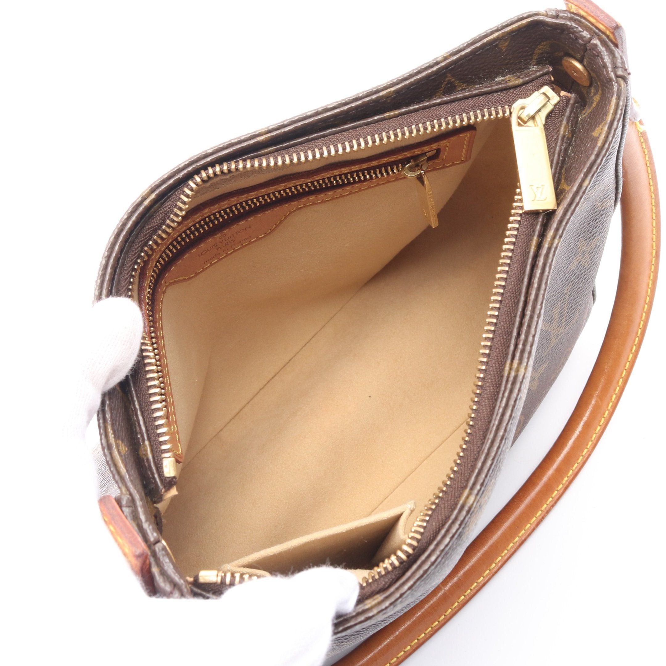 Louis Vuitton Louis Vuitton Looping Mm Monogram Shoulder Bag Leather Brown Size ONE SIZE - 3 Thumbnail