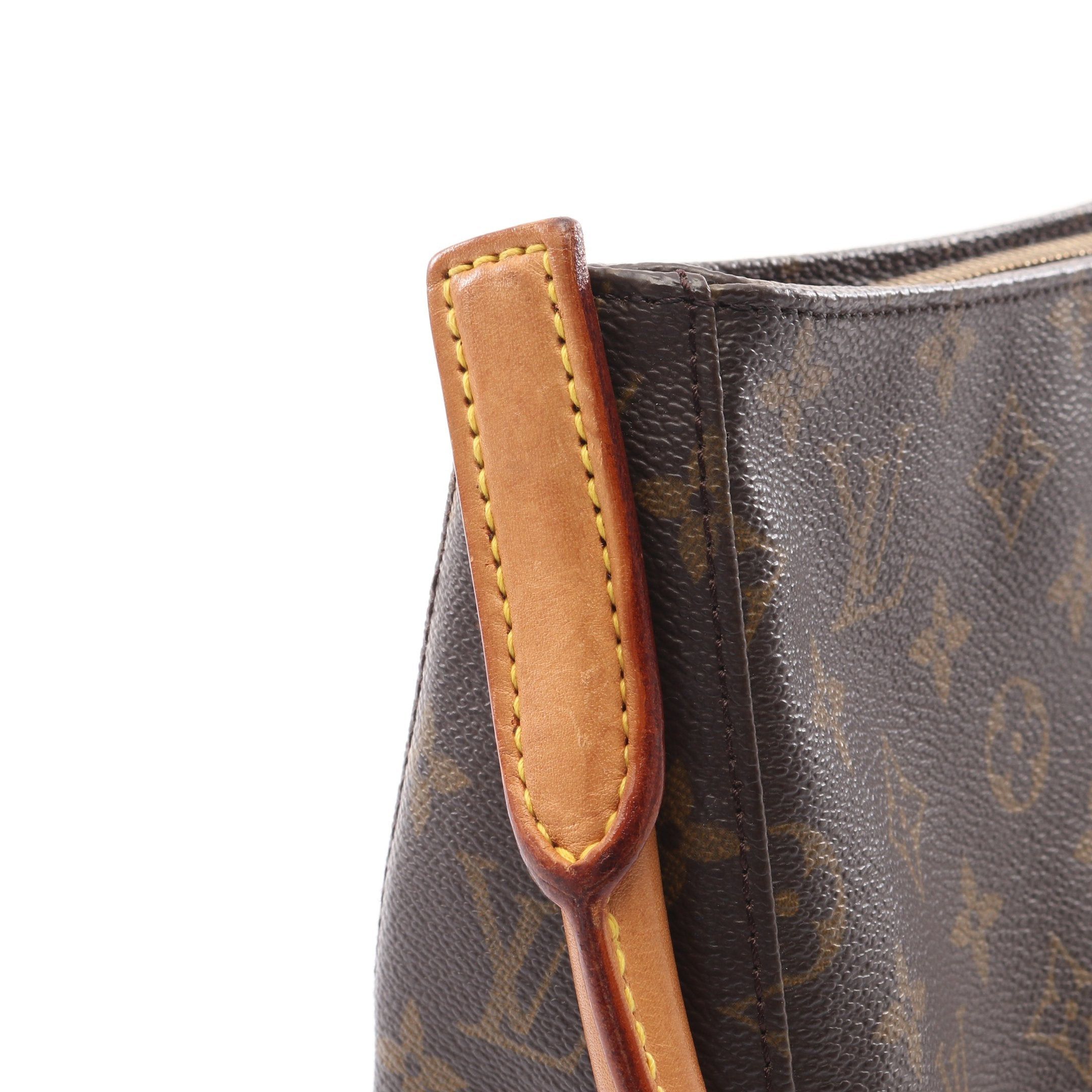 Louis Vuitton Louis Vuitton Looping Mm Monogram Shoulder Bag Leather Brown Size ONE SIZE - 10 Thumbnail