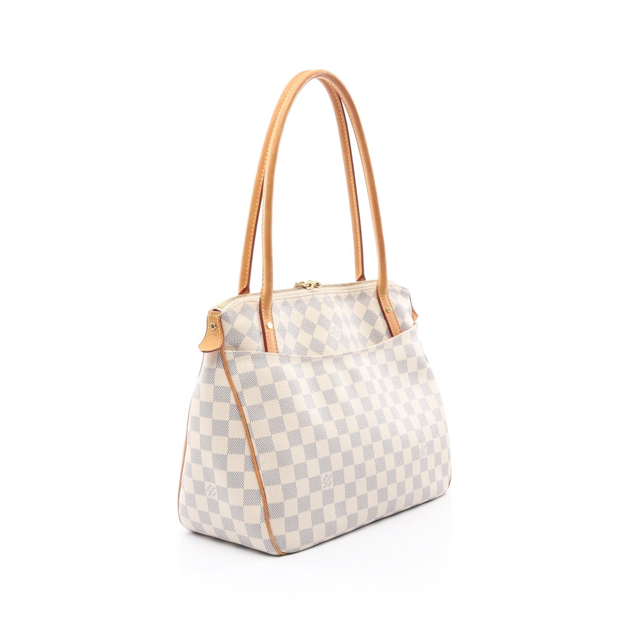 Louis Vuitton Louis Vuitton Figeri Pm Damier Azur Shoulder Bag Leather White Size ONE SIZE - 2 Thumbnail