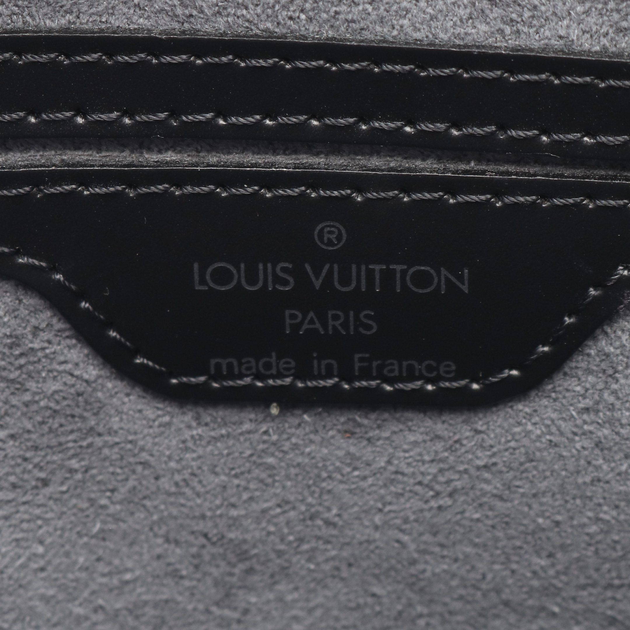 Louis Vuitton Louis Vuitton Saint-Jacques Epi Noir Handbag Leather Black Size ONE SIZE - 4 Thumbnail