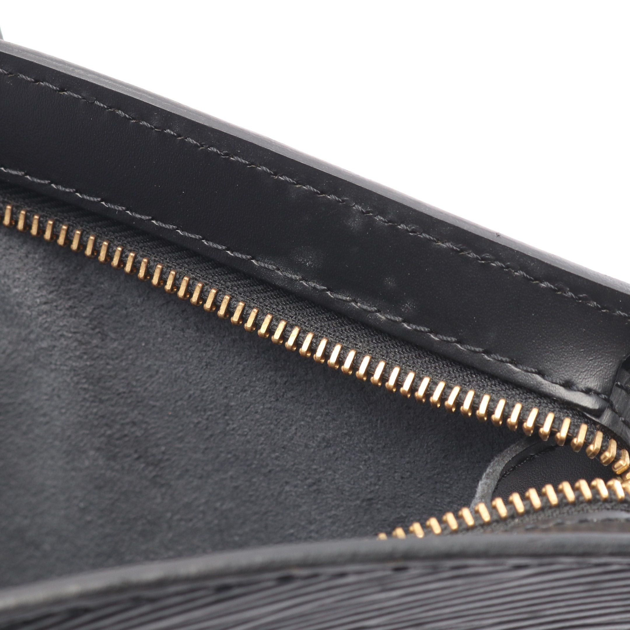 Louis Vuitton Louis Vuitton Saint-Jacques Epi Noir Handbag Leather Black Size ONE SIZE - 12 Thumbnail