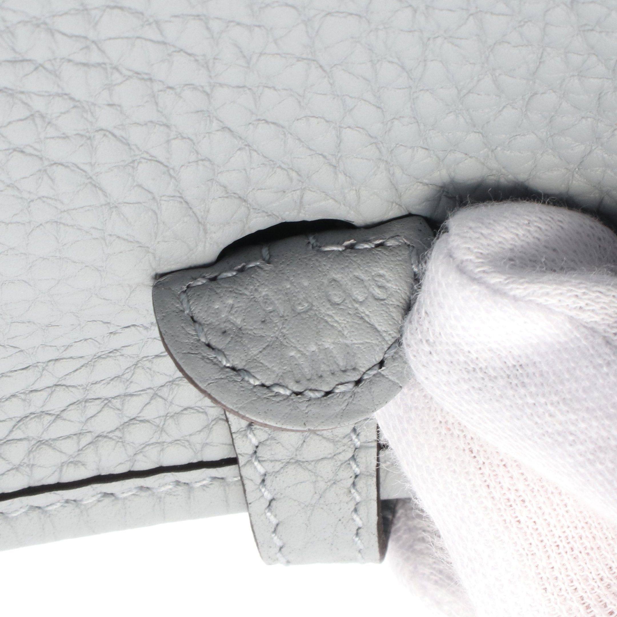 Hermes Hermes Evelyn Tpm Blue Glacier Shoulder Bag Clemence Leather Gray Silver Hardware K Stamp Size ONE SIZE - 5 Thumbnail