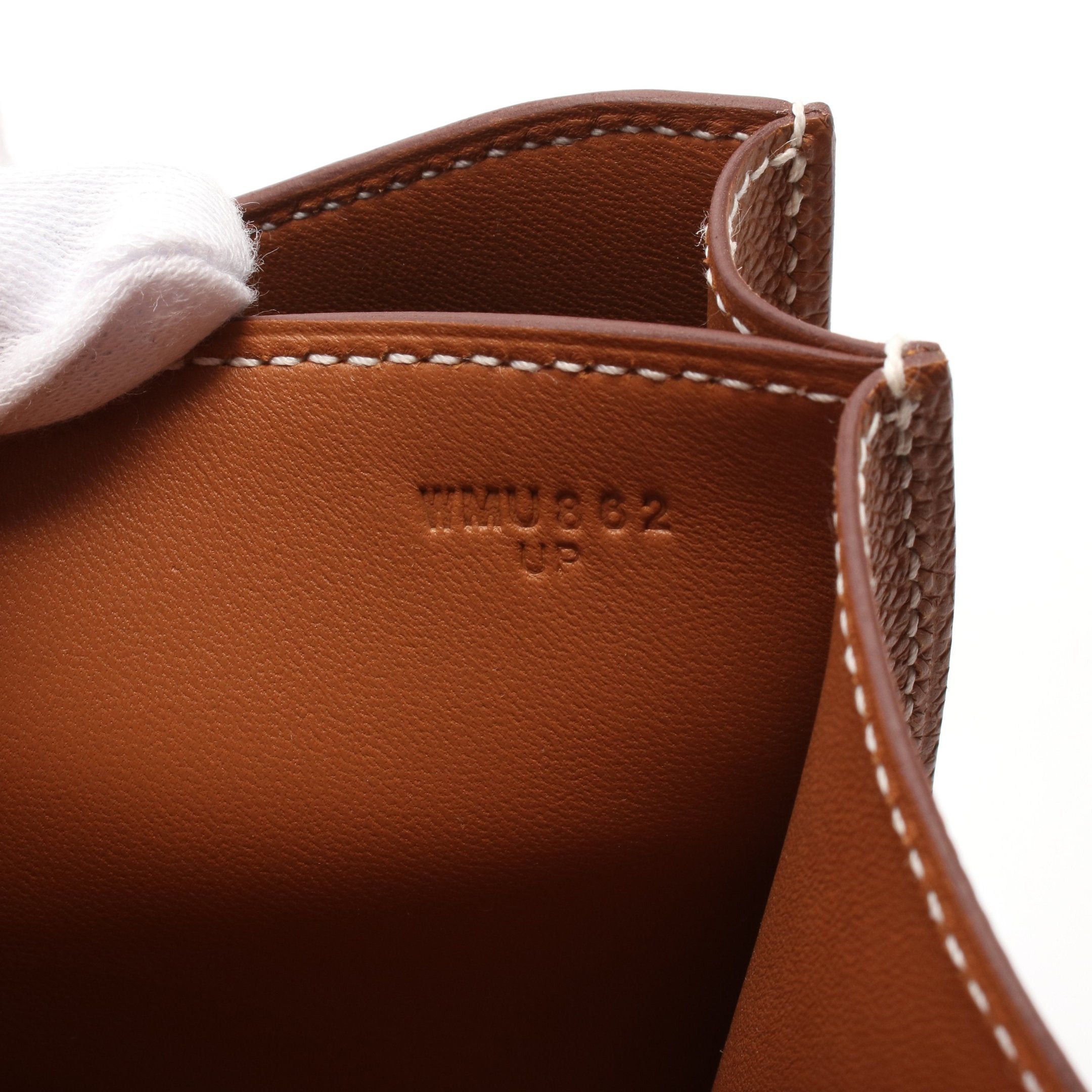 Hermes Hermes Constance 3 Mini Miroir Gold Shoulder Bag Veau Epsom Brown Silver Hardware Double Engraved Size ONE SIZE - 5 Thumbnail