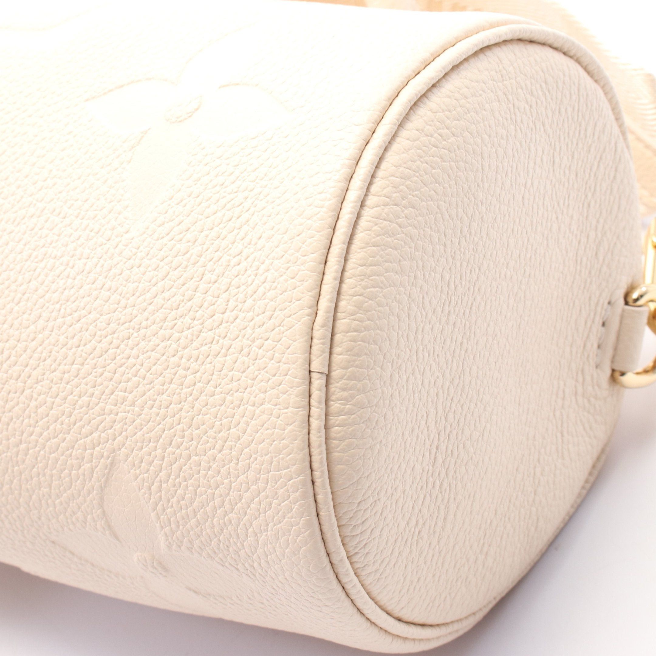 Louis Vuitton Louis Vuitton Papillon Bb Monogram Empreinte Claim Handbag Leather Ivory Size ONE SIZE - 5 Thumbnail