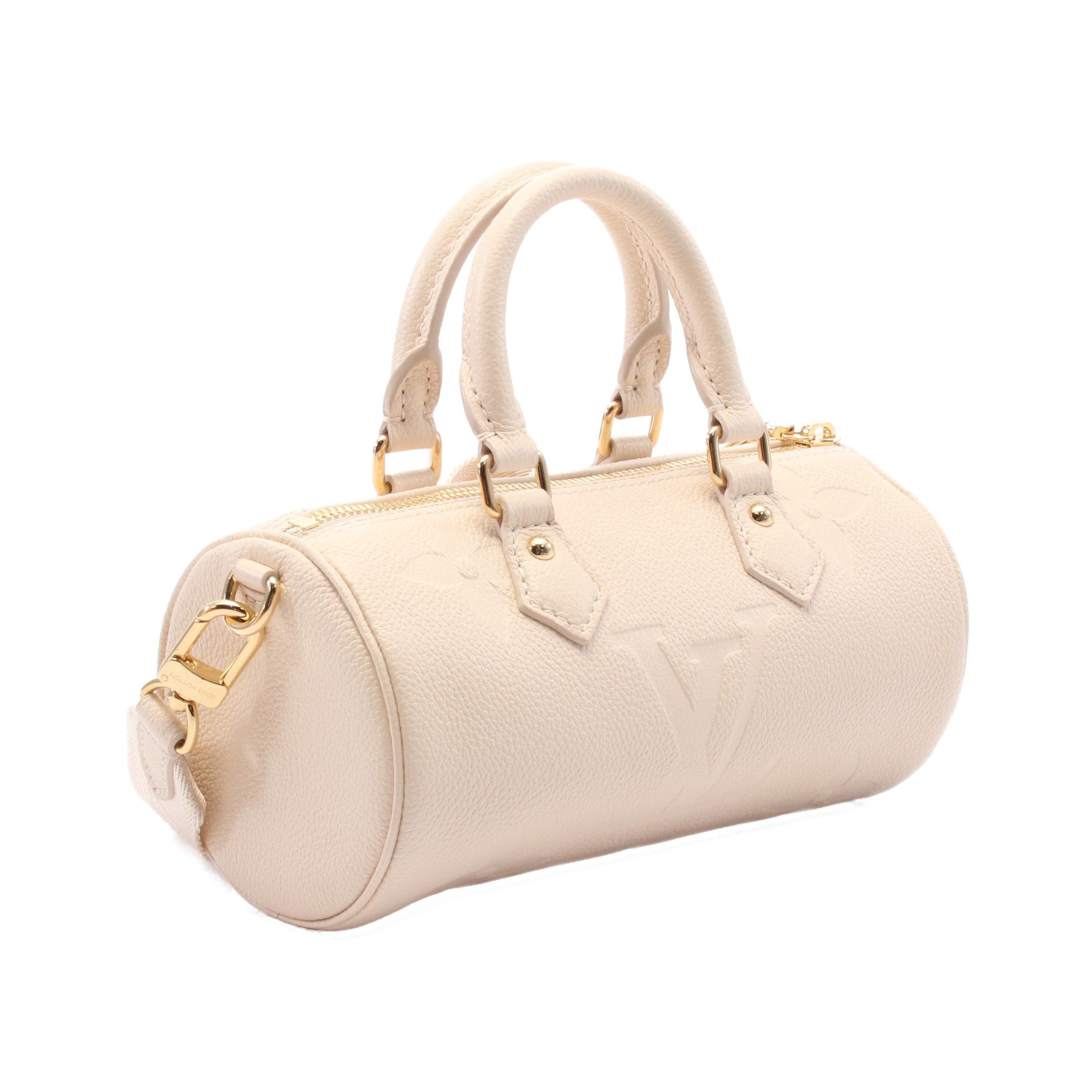 Louis Vuitton Louis Vuitton Papillon Bb Monogram Empreinte Claim Handbag Leather Ivory Size ONE SIZE - 2 Thumbnail