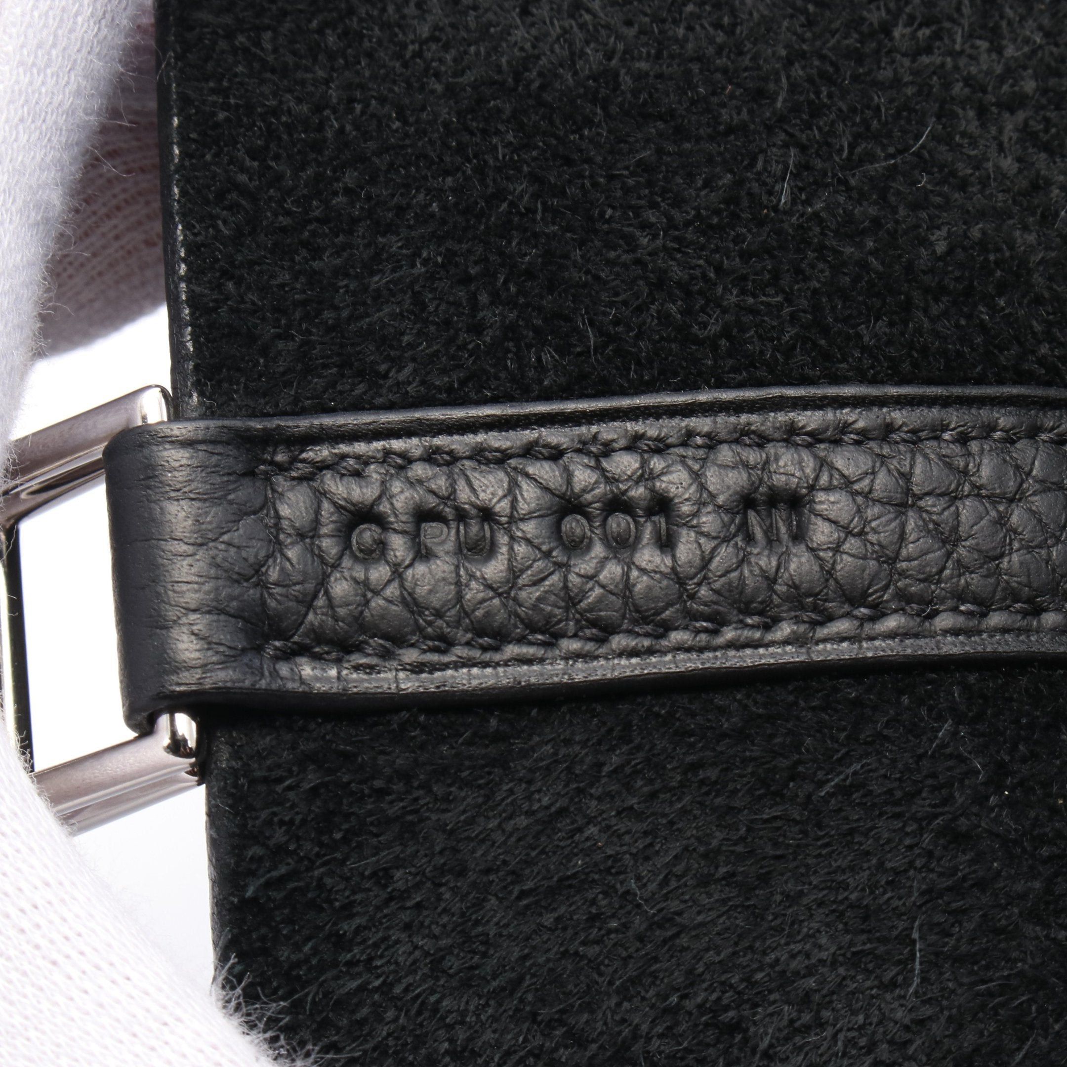 Hermes Hermes Picotane Lock Mm Handbag Clemence Leather Black Silver Hardware C Engraved Size ONE SIZE - 5 Thumbnail