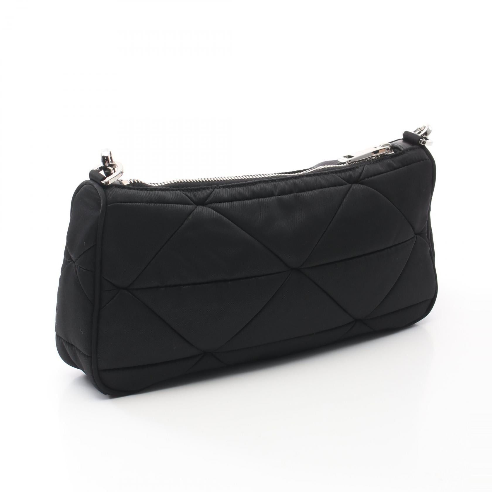 Prada Prada Tessuto Quilting Shoulder Bag Nylon Black Size ONE SIZE - 2 Thumbnail