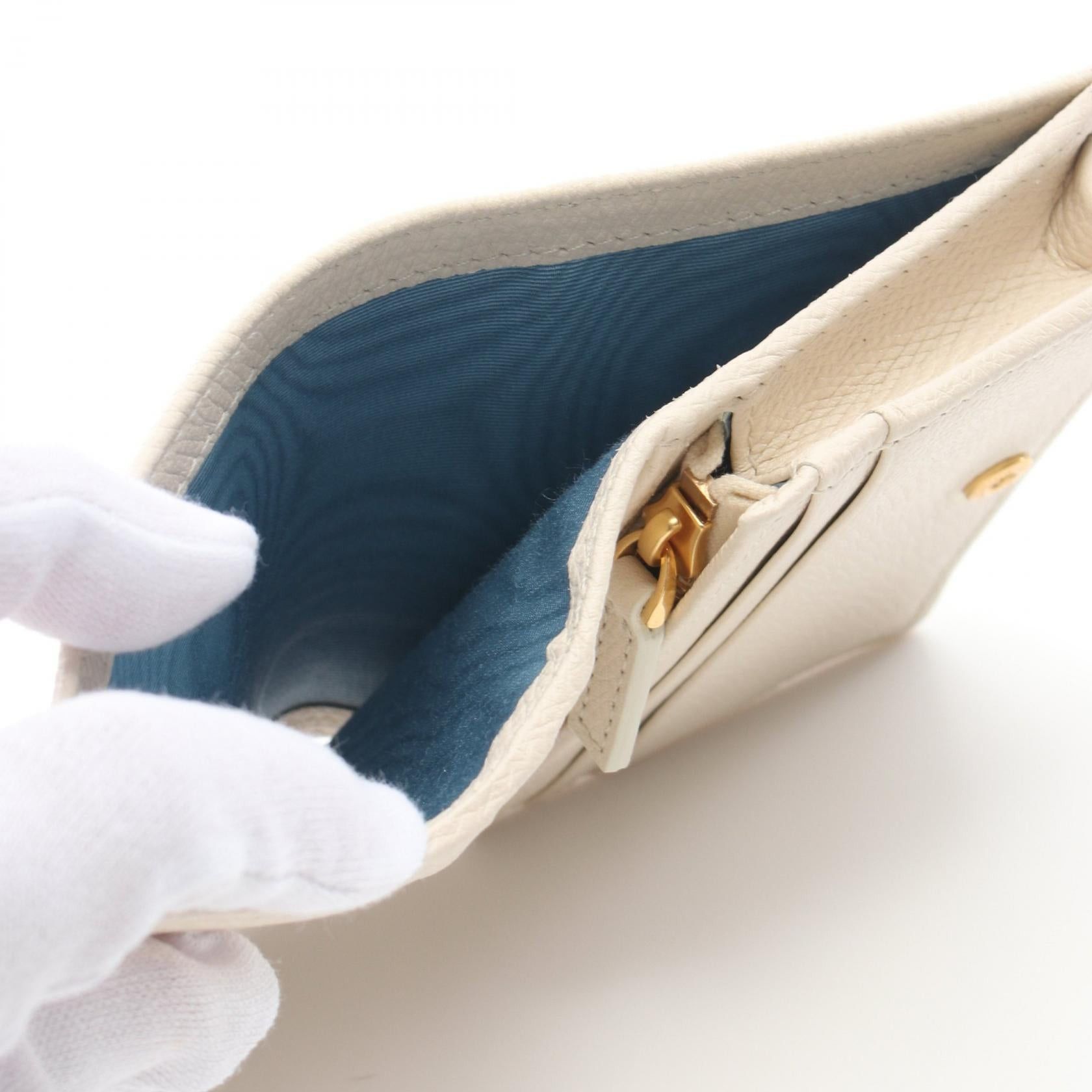 Valentino Valentino Bi-Fold Wallet Leather White Size ONE SIZE - 6 Thumbnail