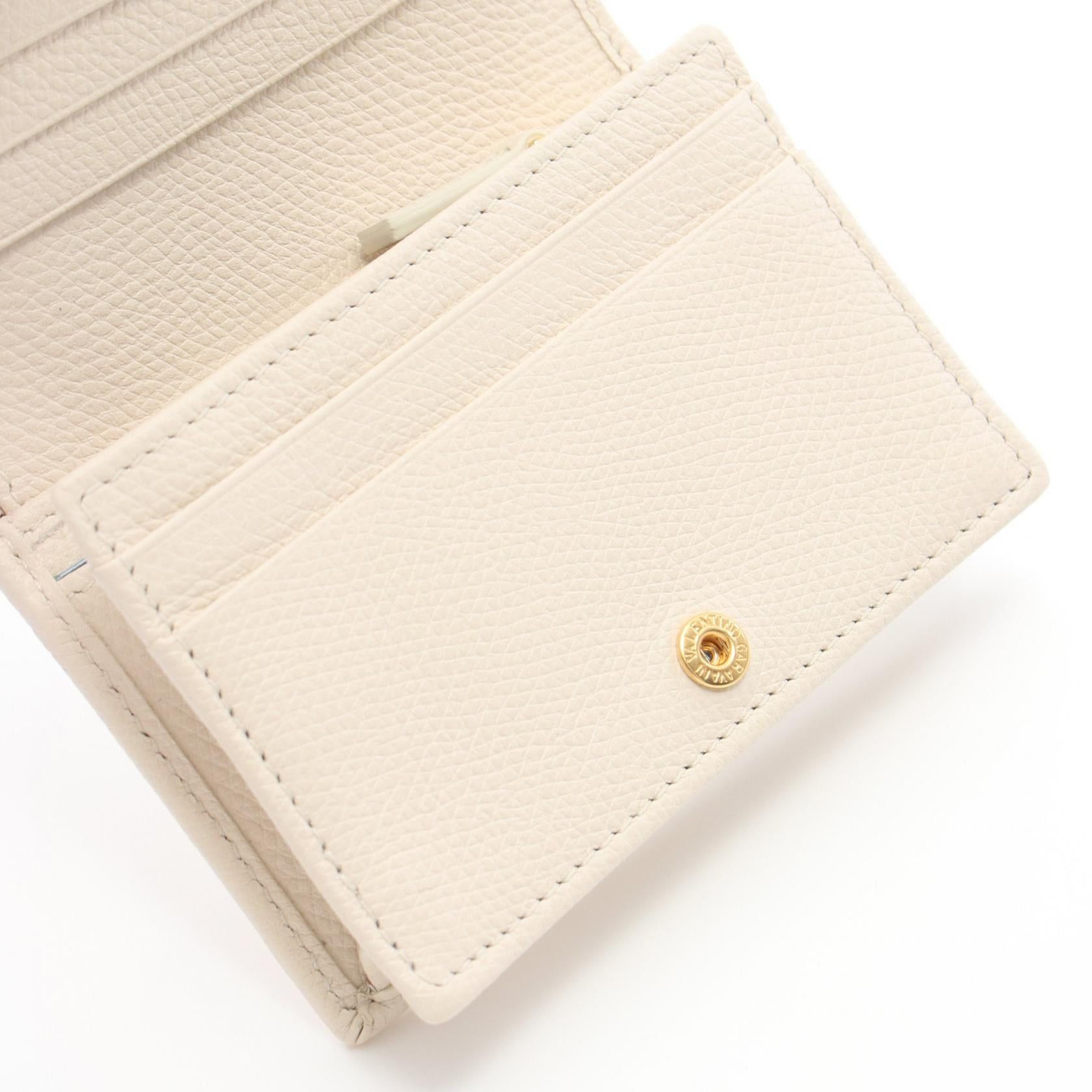 Valentino Valentino Bi-Fold Wallet Leather White Size ONE SIZE - 5 Thumbnail