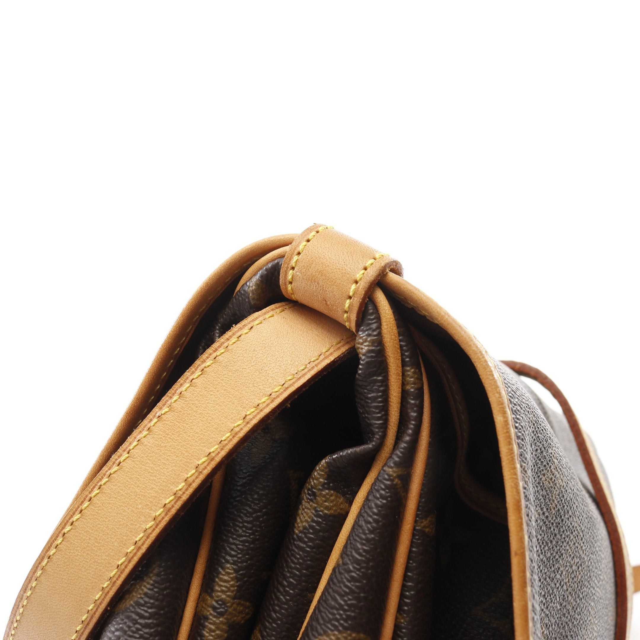 Louis Vuitton Louis Vuitton Saumur 30 Monogram Shoulder Bag Leather Brown Size ONE SIZE - 8 Thumbnail