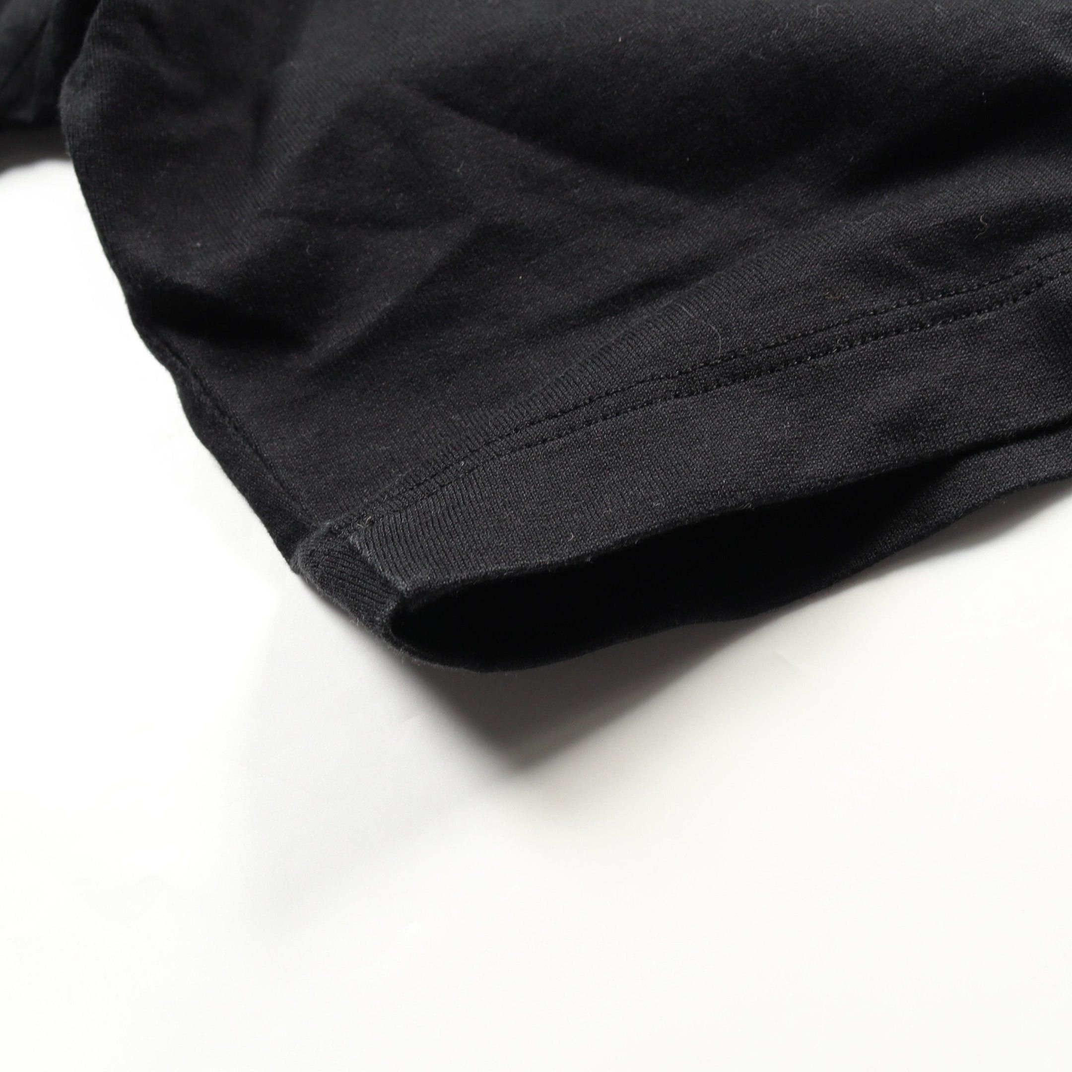 Yves Saint Laurent Yves Saint Laurent T-Shirt Crew Neck Logo Print Cotton Black Size ONE SIZE - 9 Thumbnail