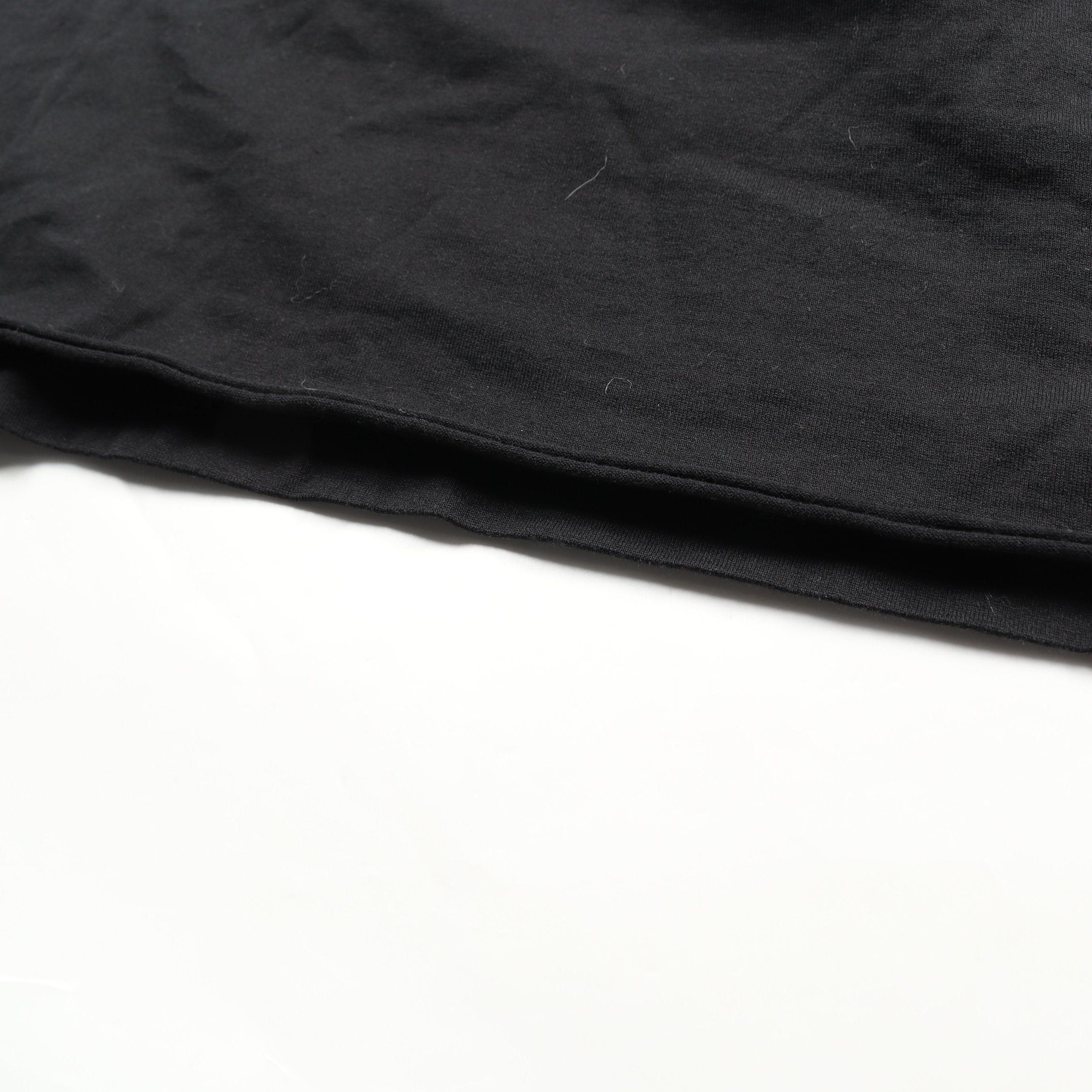 Yves Saint Laurent Yves Saint Laurent T-Shirt Crew Neck Logo Print Cotton Black Size ONE SIZE - 10 Thumbnail