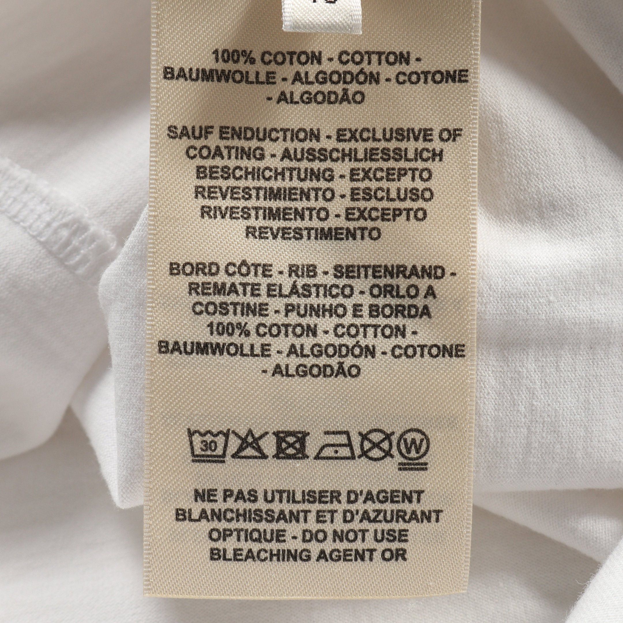 Hermes Hermes T-Shirt Crew Neck Print Cotton White Size ONE SIZE - 4 Thumbnail