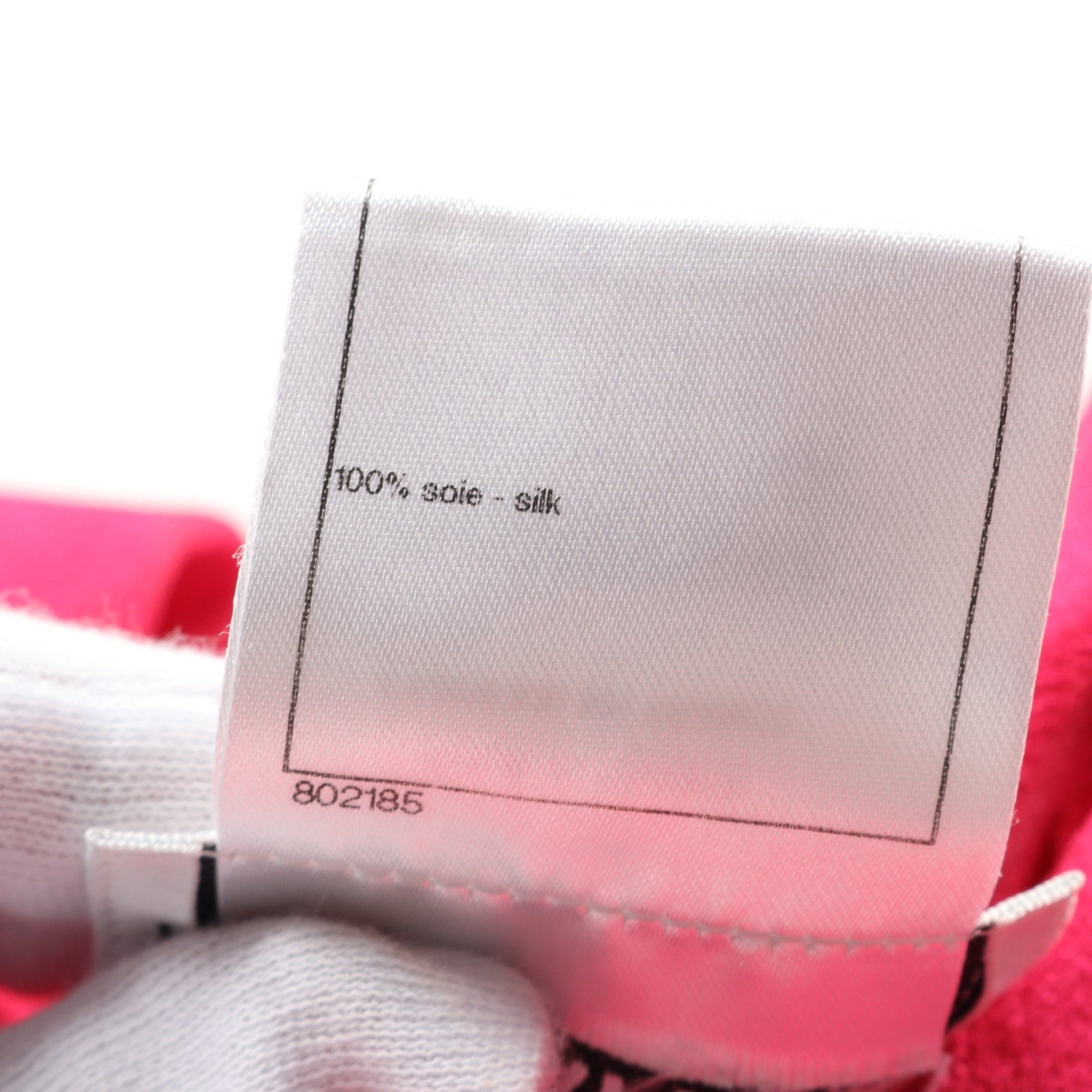 Chanel Chanel Shirt No Sleeve Silk Pink Purple Size ONE SIZE - 4 Thumbnail
