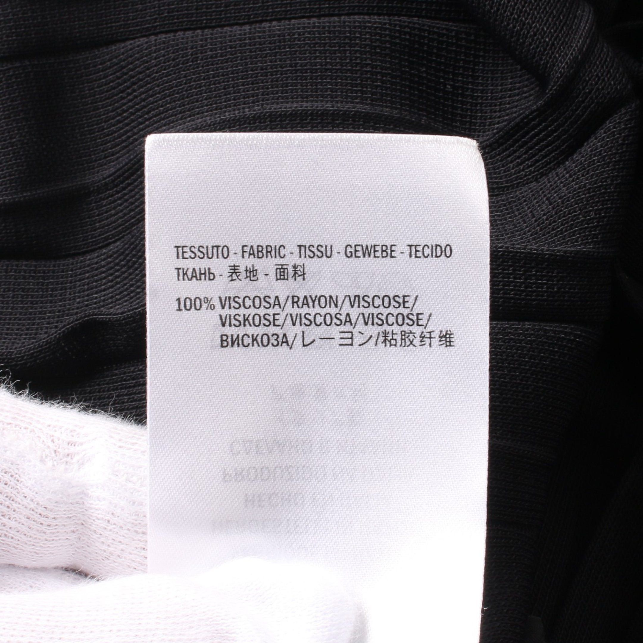 Gucci Gucci Pleats One Piece Frill Rayon Dark Navy Interlocking G Pearl Button Size ONE SIZE - 4 Thumbnail
