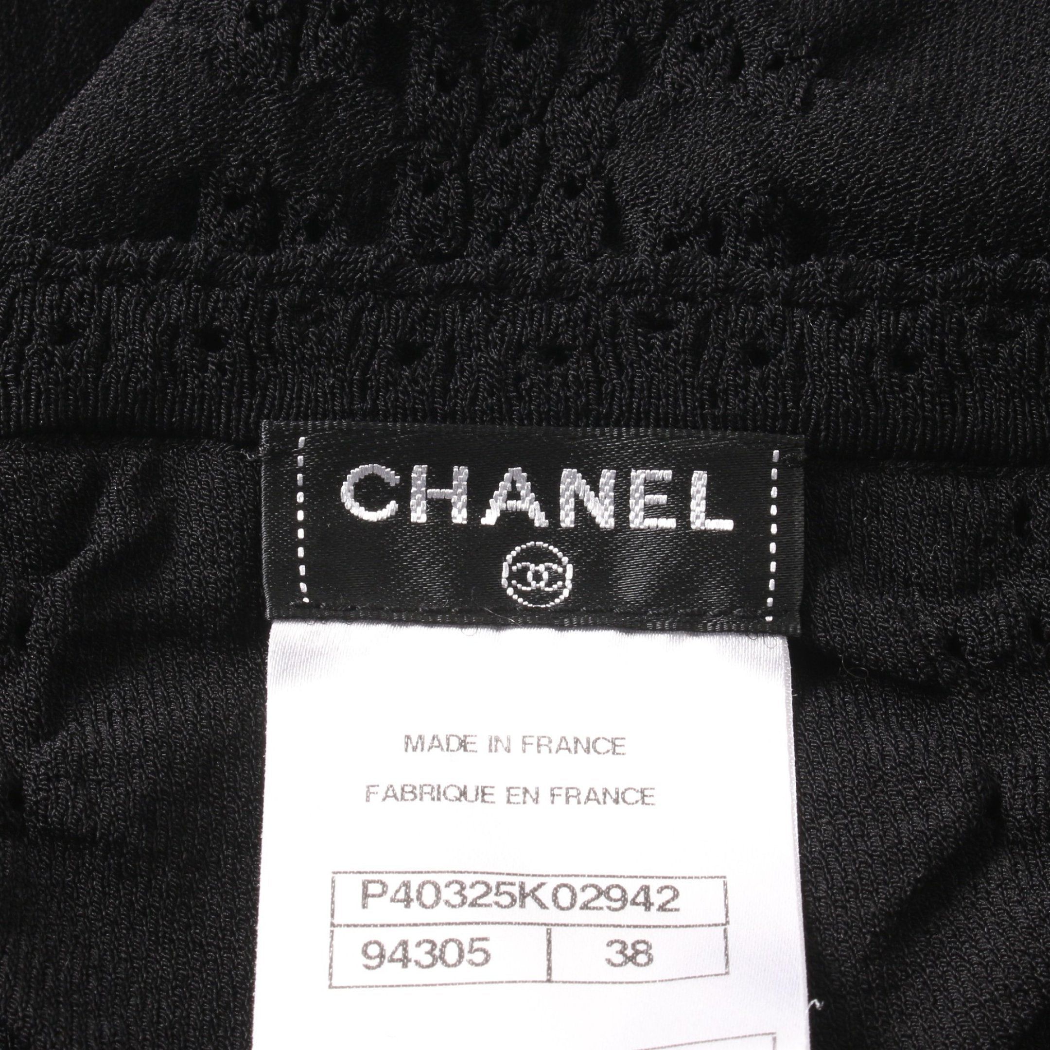 Chanel Chanel One Piece Rayon Black Size ONE SIZE - 3 Thumbnail