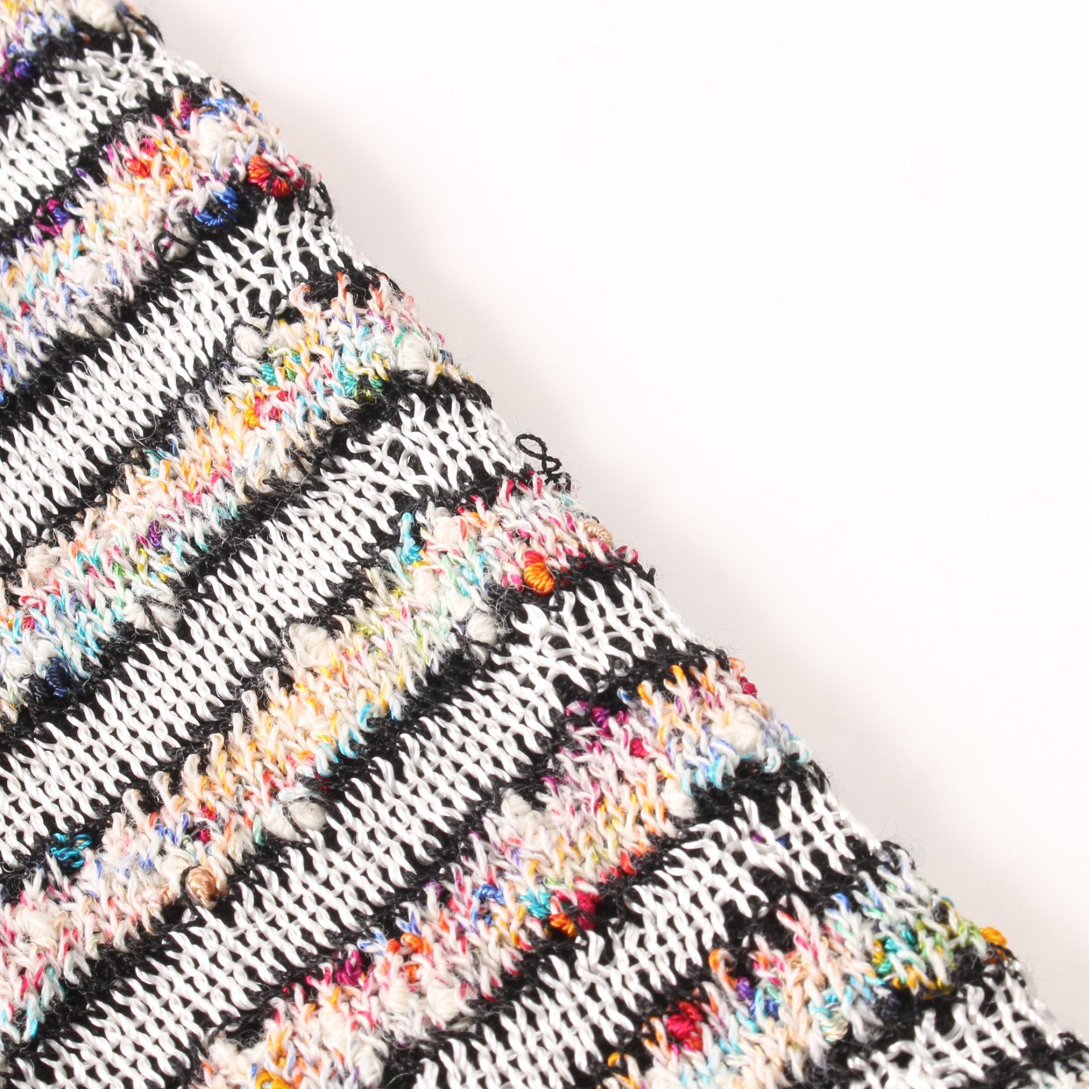 Chanel Chanel Cardigan Stripes Rayon Cotton White Multicolor Size ONE SIZE - 7 Thumbnail