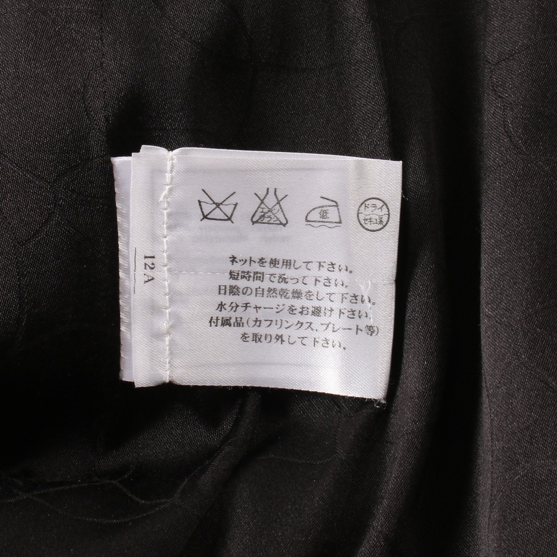 Chanel Chanel Tweed Jacket Cotton Rayon Black 05A Size ONE SIZE - 7 Thumbnail