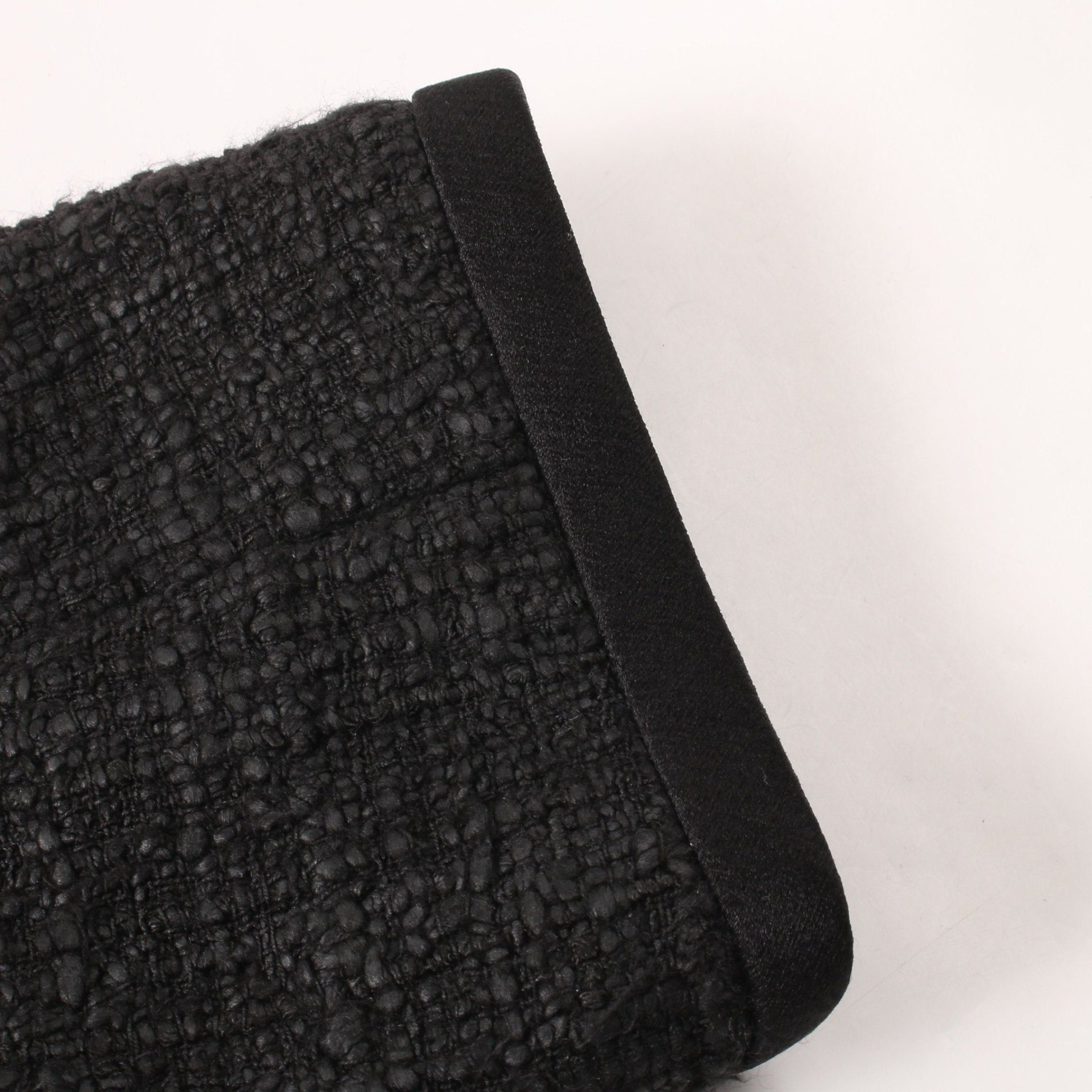 Chanel Chanel Tweed Jacket Cotton Rayon Black 05A Size ONE SIZE - 9 Thumbnail