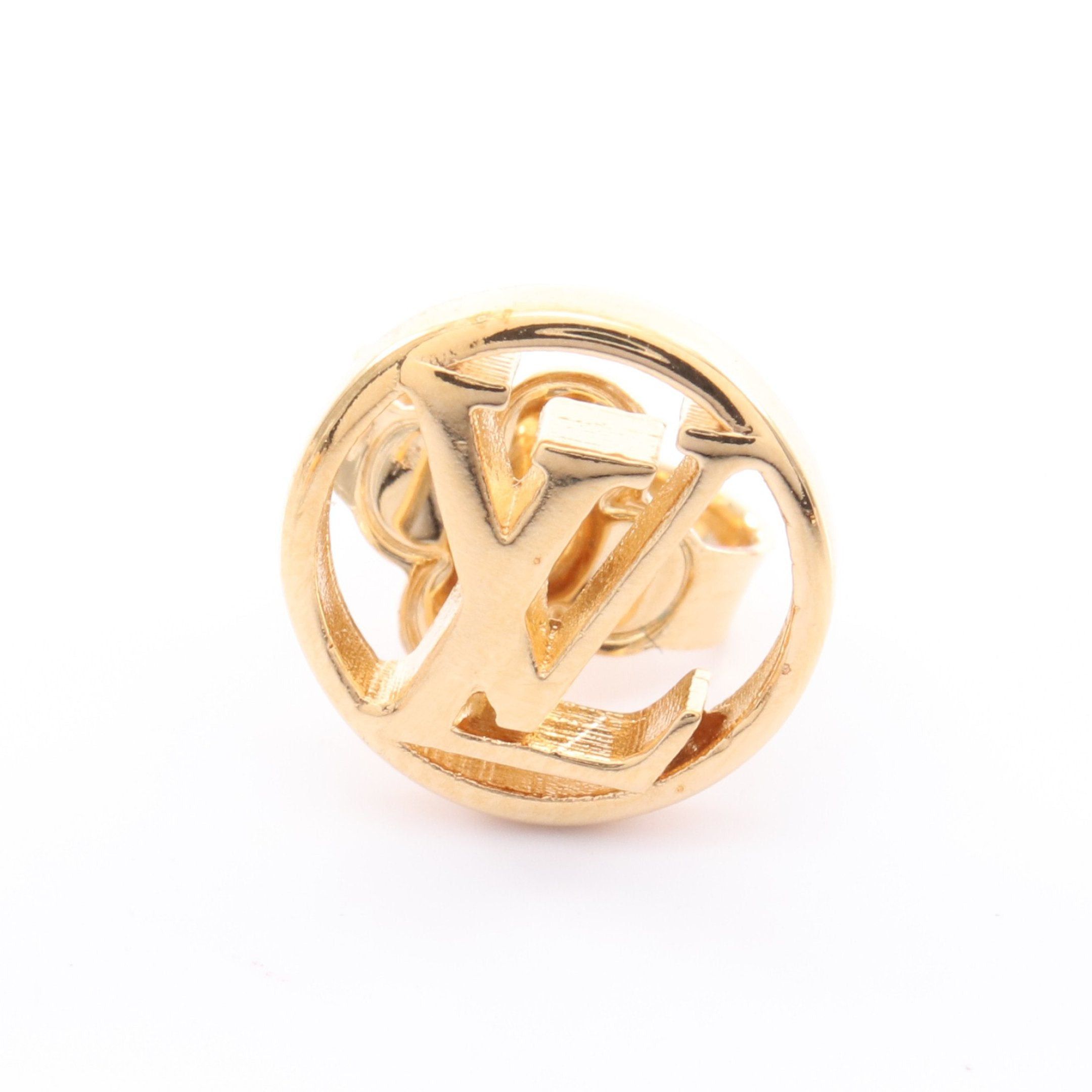 Louis Vuitton Louis Vuitton Gracie In Lock Earrings Gp Gold 3 Piece Set Size ONE SIZE - 3 Thumbnail