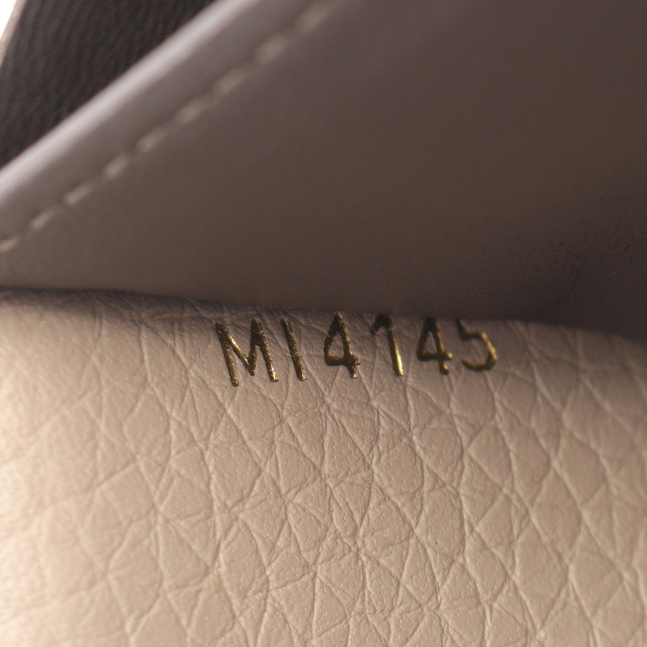 Louis Vuitton Louis Vuitton Portefeuil Capucines Carré Bi-Fold Long Wallet Taurillon Leather Gray Beige Size ONE SIZE - 5 Thumbnail
