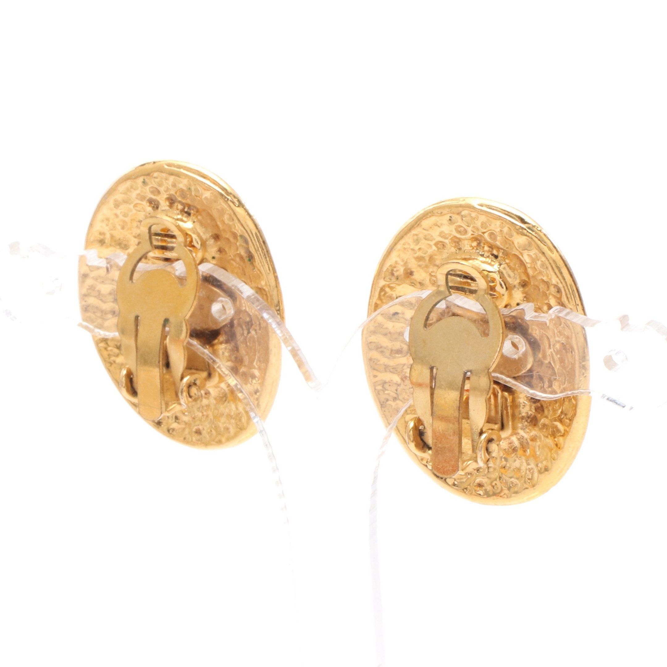 Chanel Chanel Coco Mark Earrings Gp Gold 94P Size ONE SIZE - 2 Thumbnail