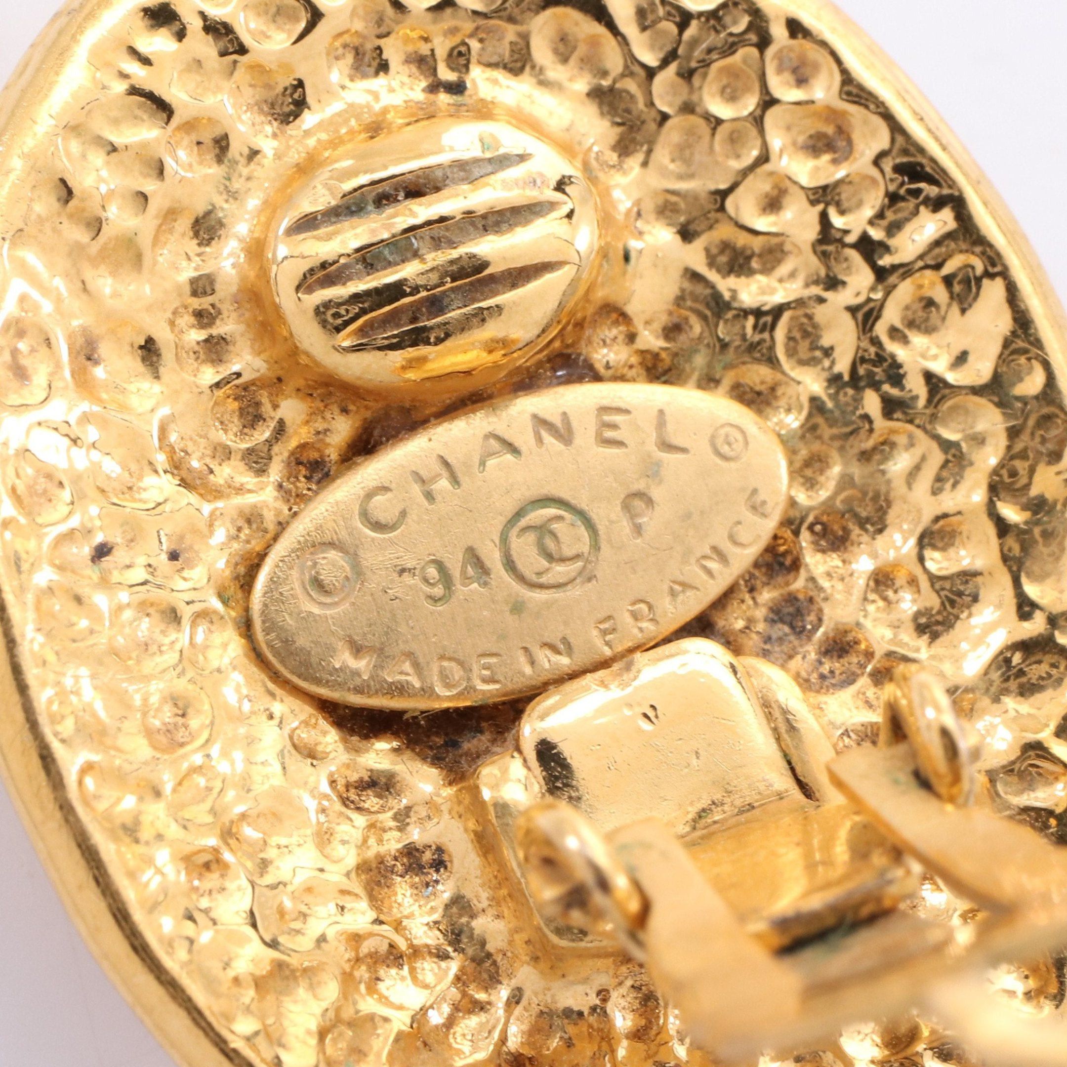 Chanel Chanel Coco Mark Earrings Gp Gold 94P Size ONE SIZE - 3 Thumbnail