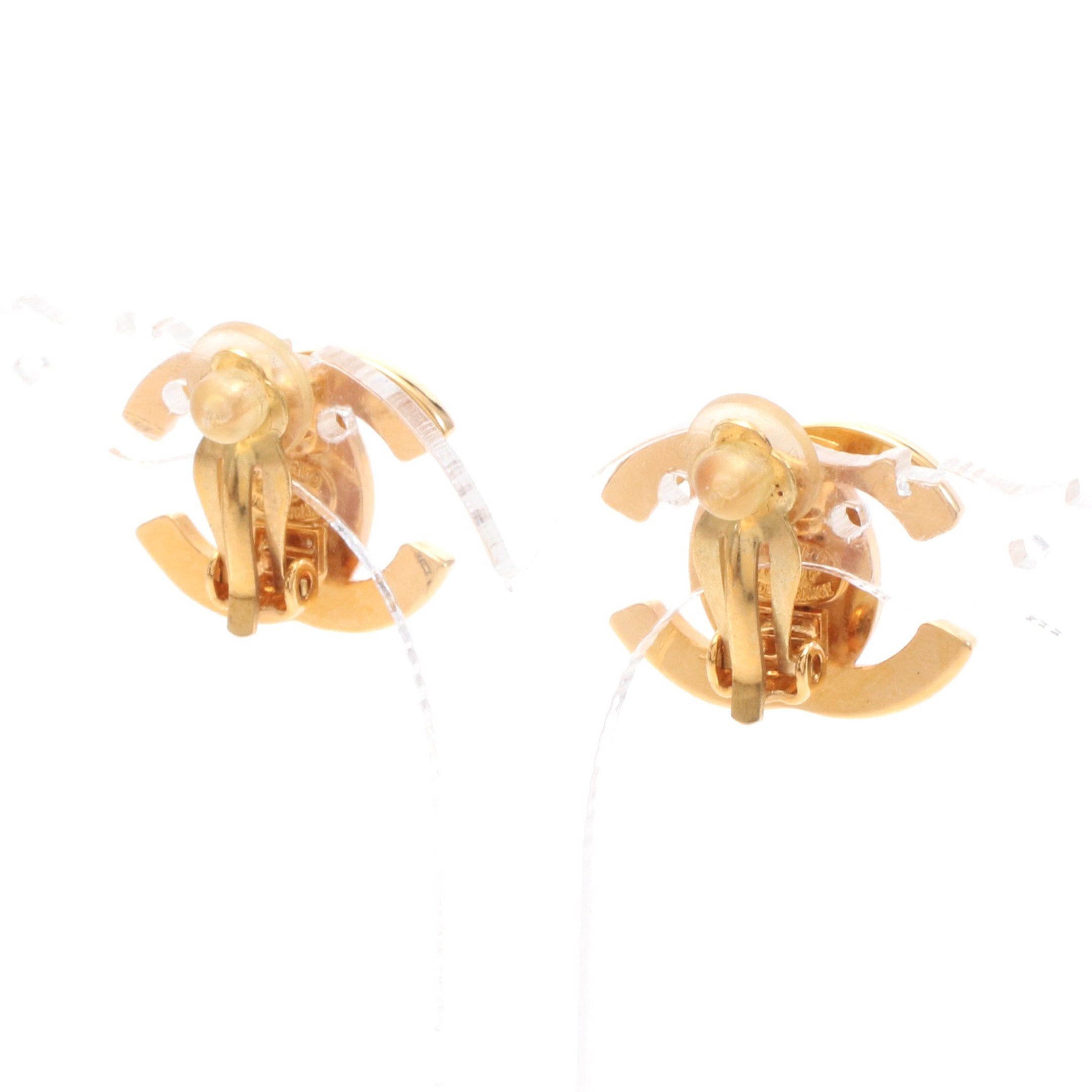 Chanel Chanel Coco Mark Earrings Gp Gold 97P Size ONE SIZE - 2 Thumbnail