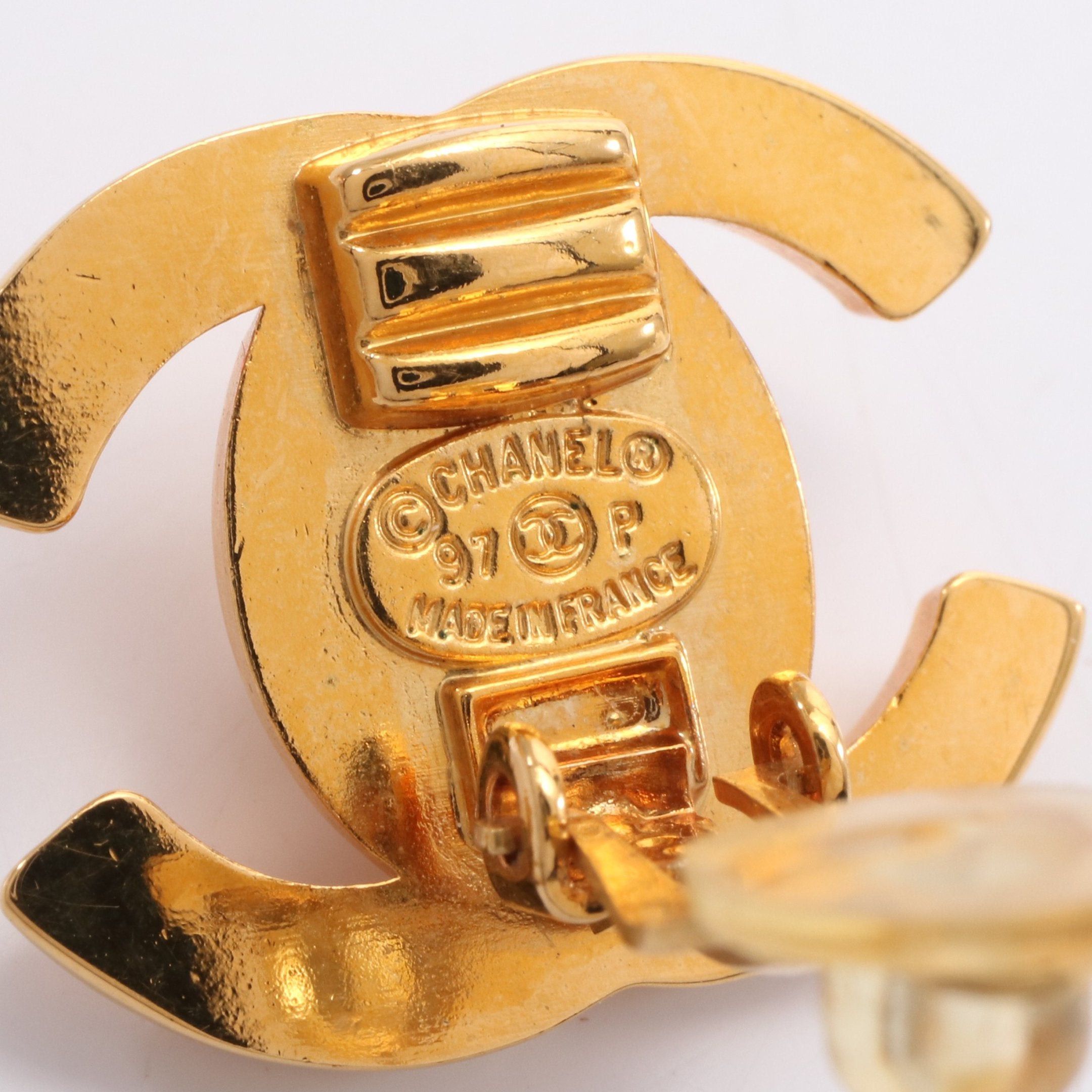 Chanel Chanel Coco Mark Earrings Gp Gold 97P Size ONE SIZE - 3 Thumbnail