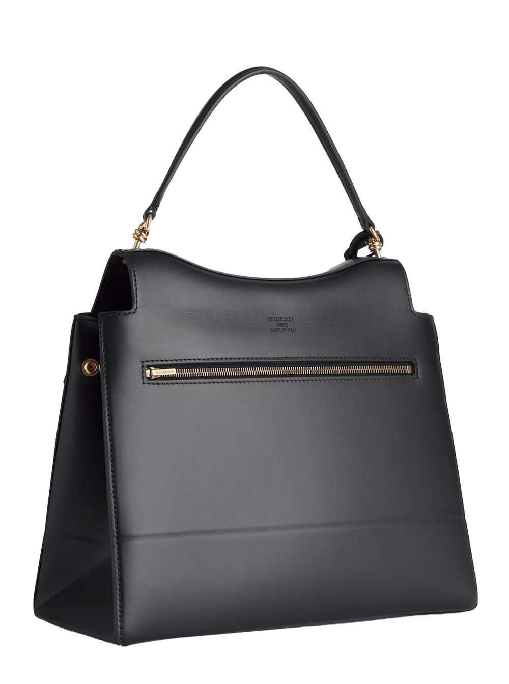 Balenciaga 'Nano' Black Medium Handbag with Adjustable and Removable Shoulder Strap and Embossed Logo Lettering on the Rear in Leather Woman Size ONE SIZE - 3 Thumbnail